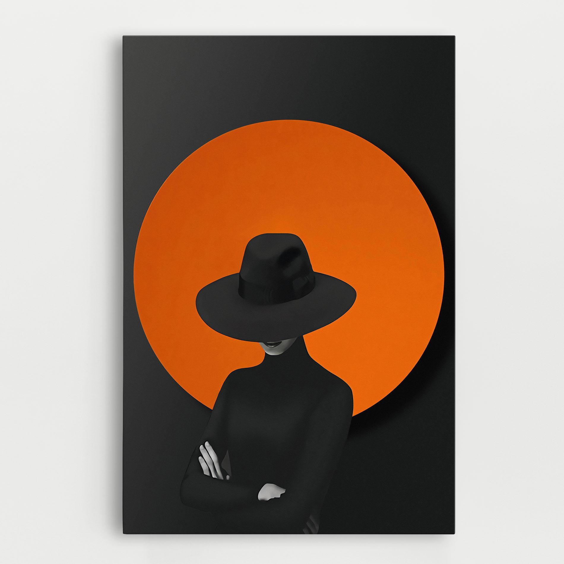 Tablou Canvas Black Fashion mockup 0