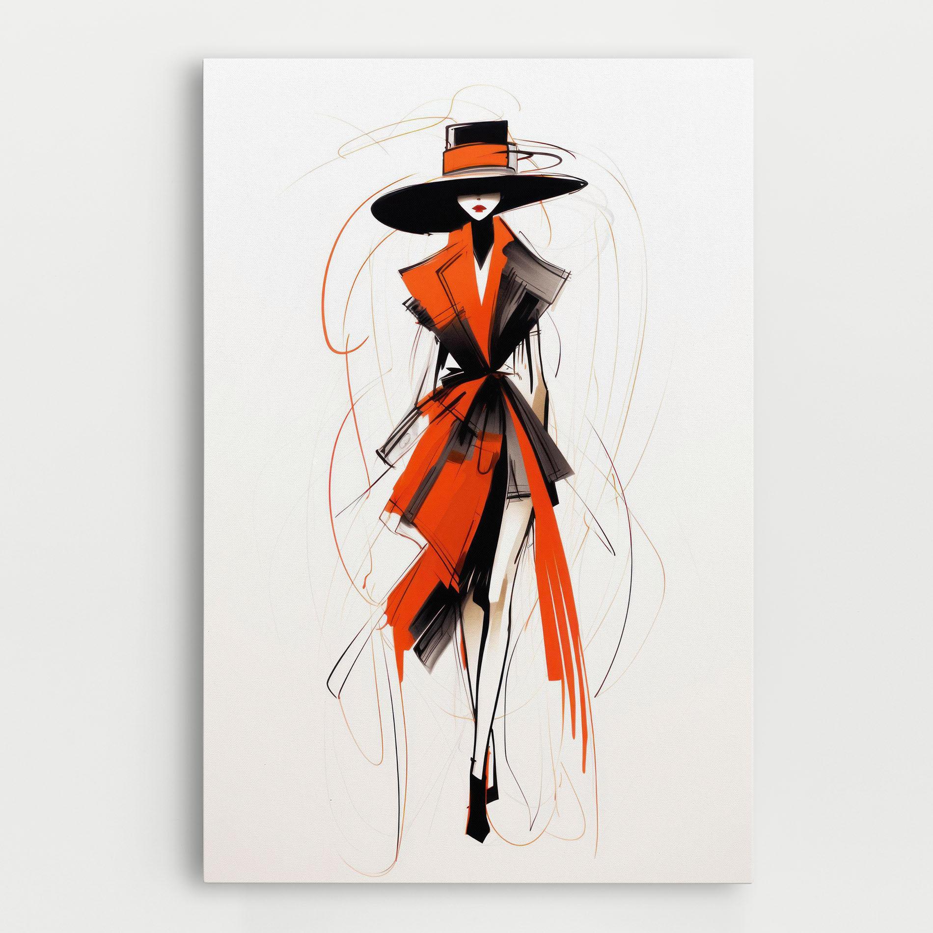 Tablou Canvas Handdrawn Doodle mockup 0