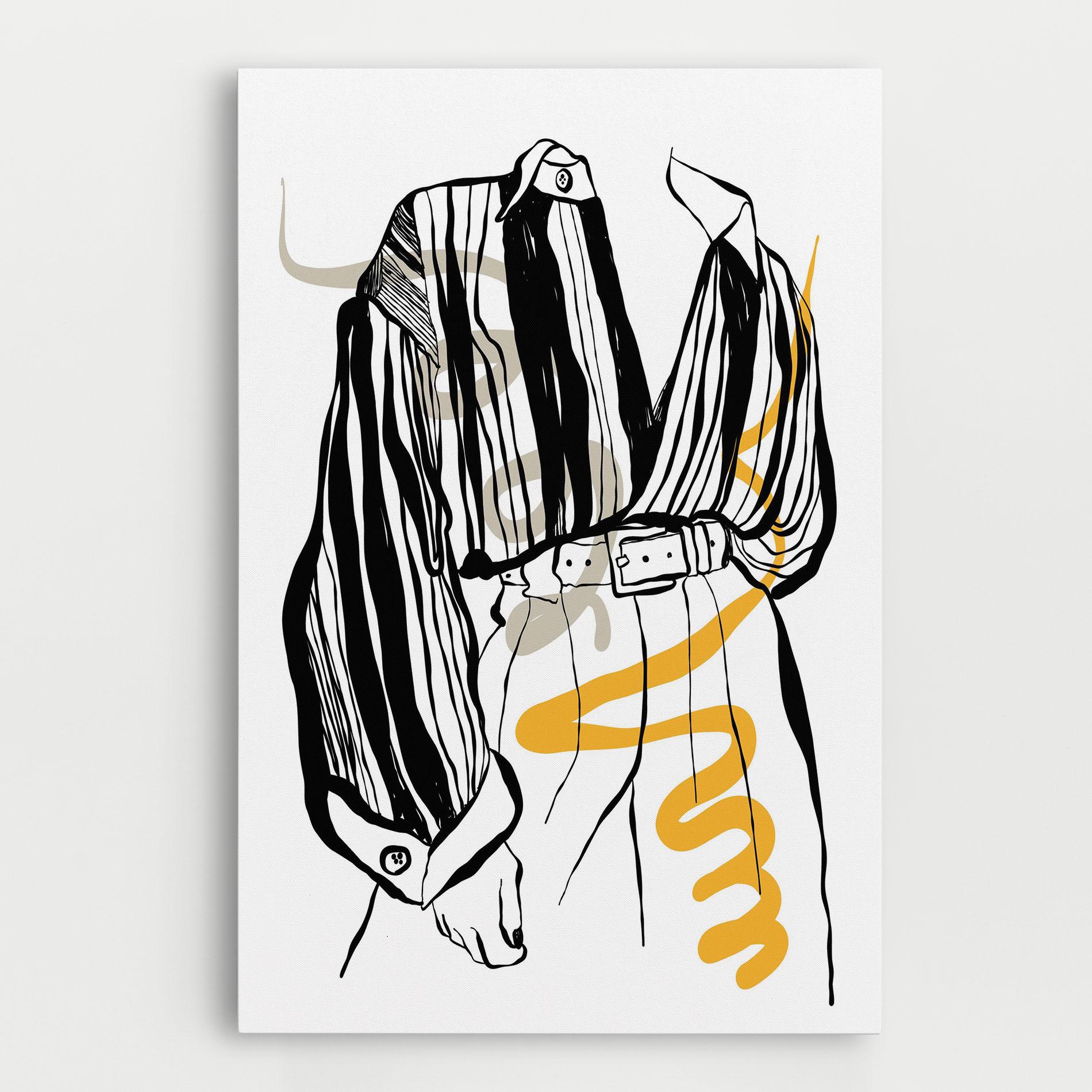 Tablou Canvas Modern Outfit Line mockup 0