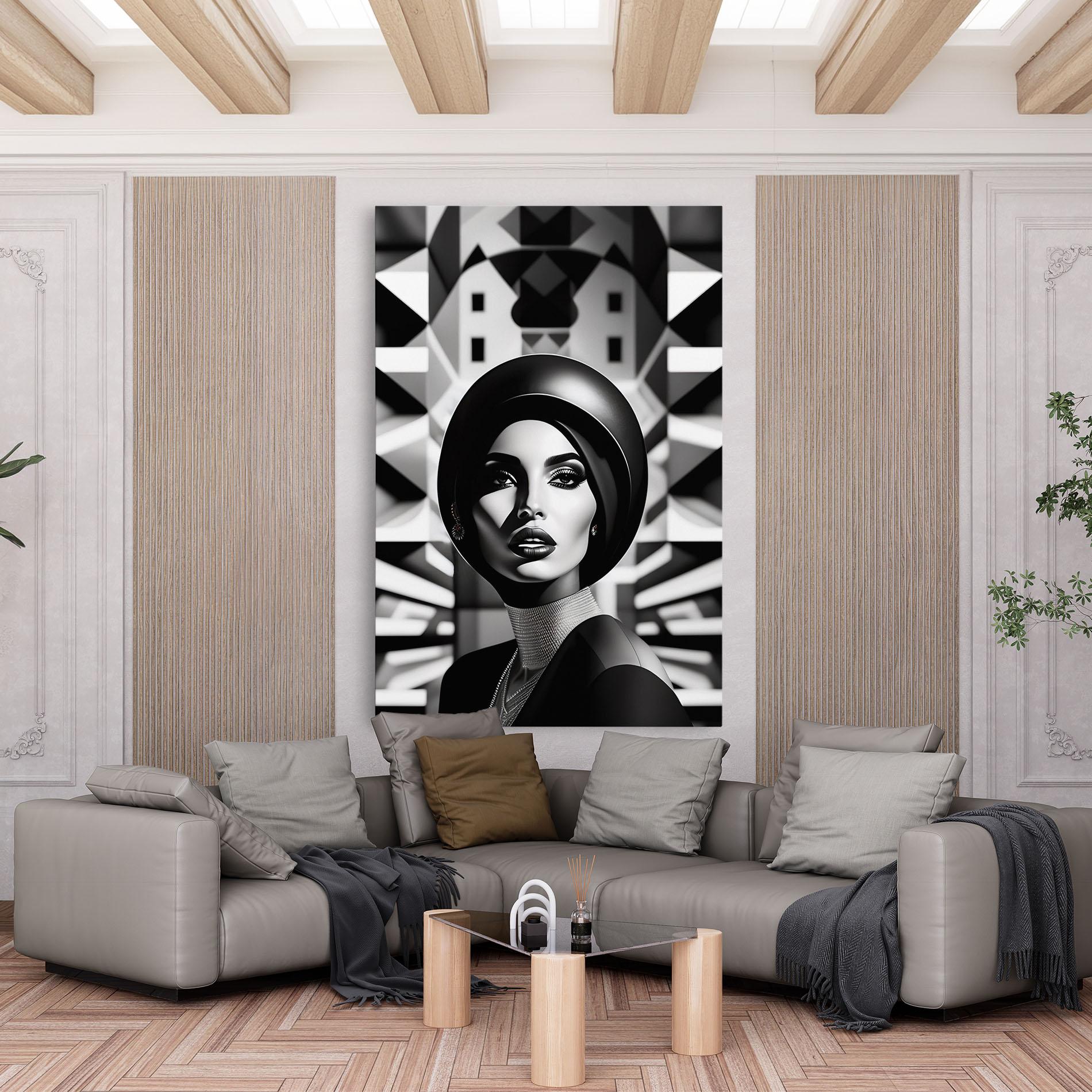 Tablou Canvas Big Black Hat mockup 6