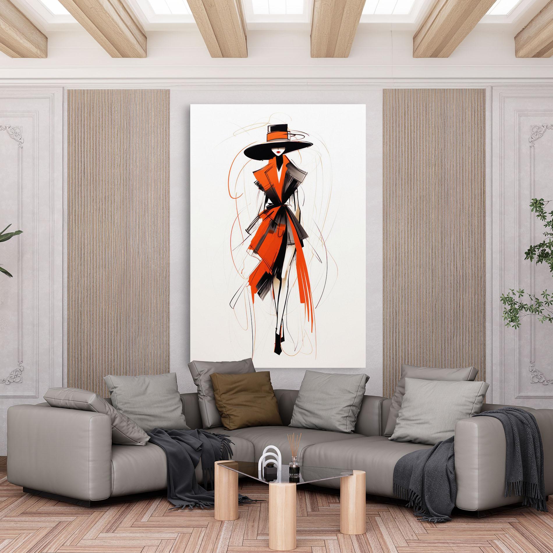 Tablou Canvas Handdrawn Doodle mockup 6