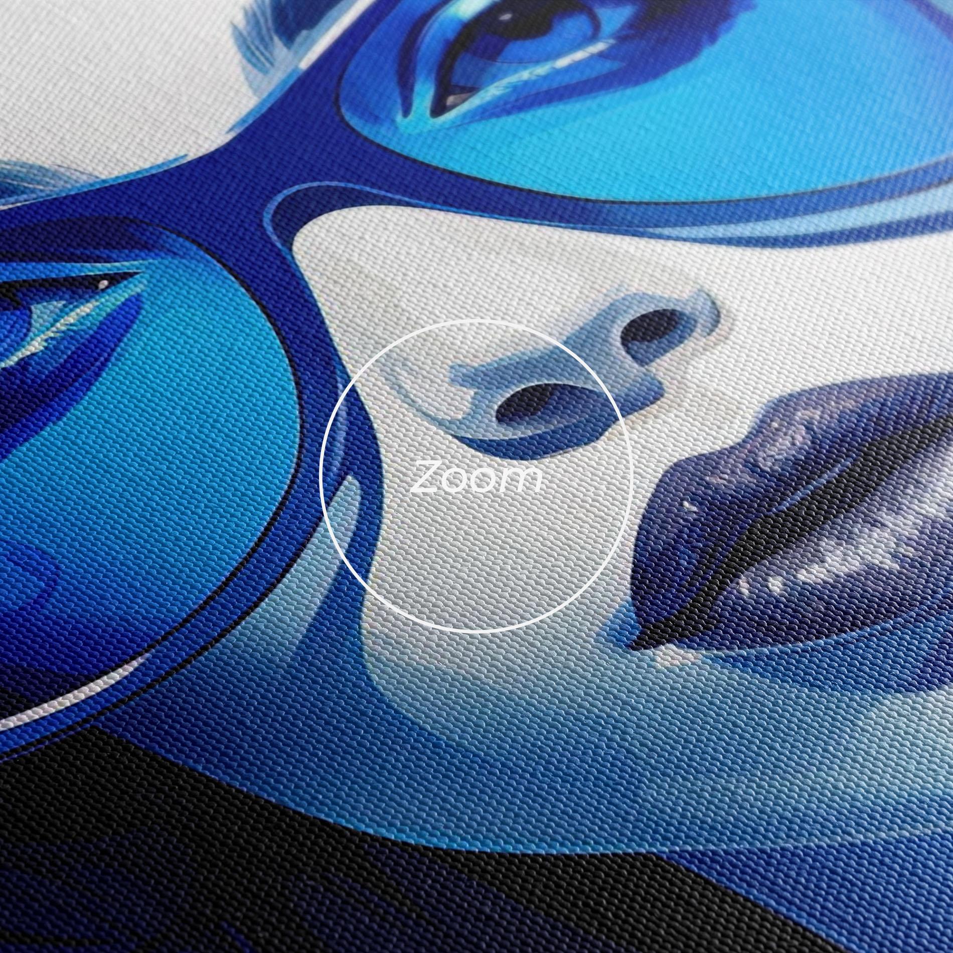 Tablou Canvas Big Blue Glasses mockup 3