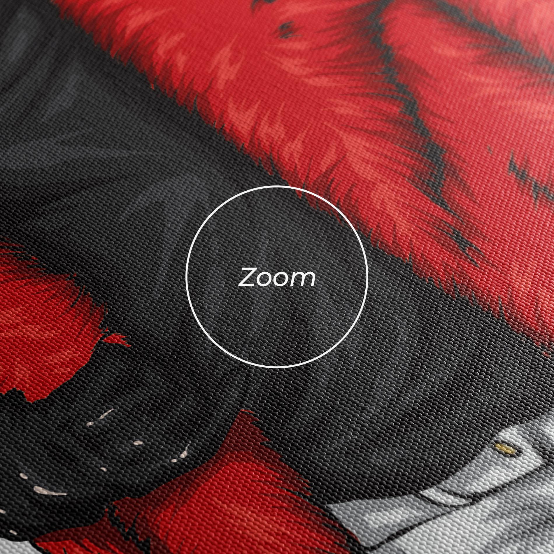 Tablou Canvas Black Blouse Woman mockup 3