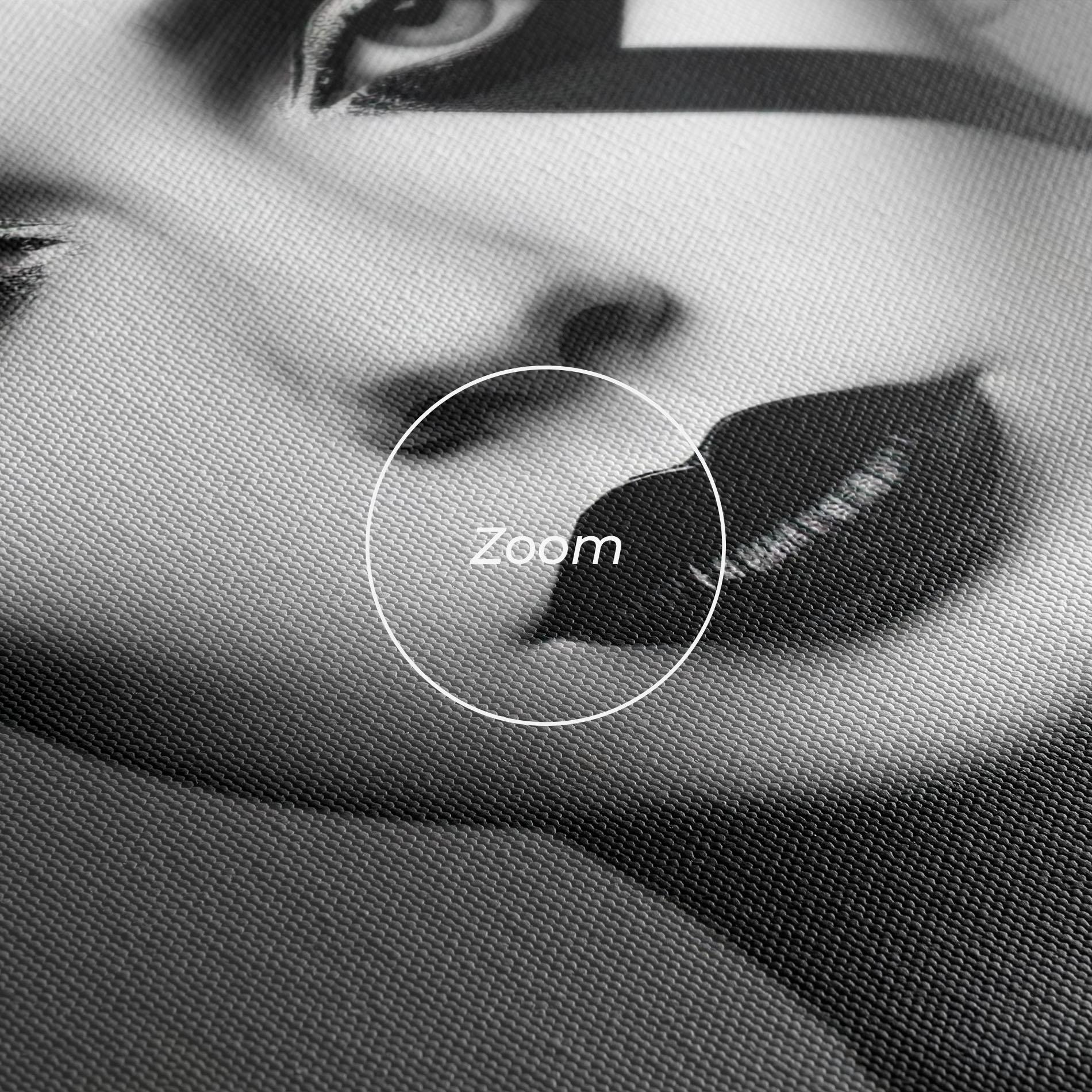 Tablou Canvas Black Lines On Face mockup 3