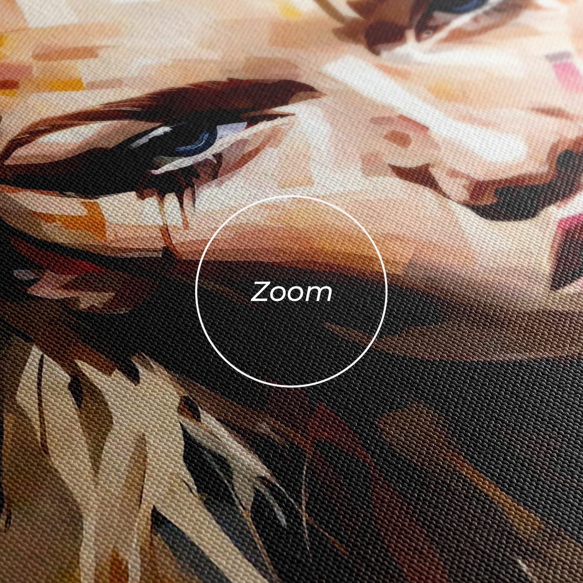 Tablou Canvas Blond Hair Splash mockup 3