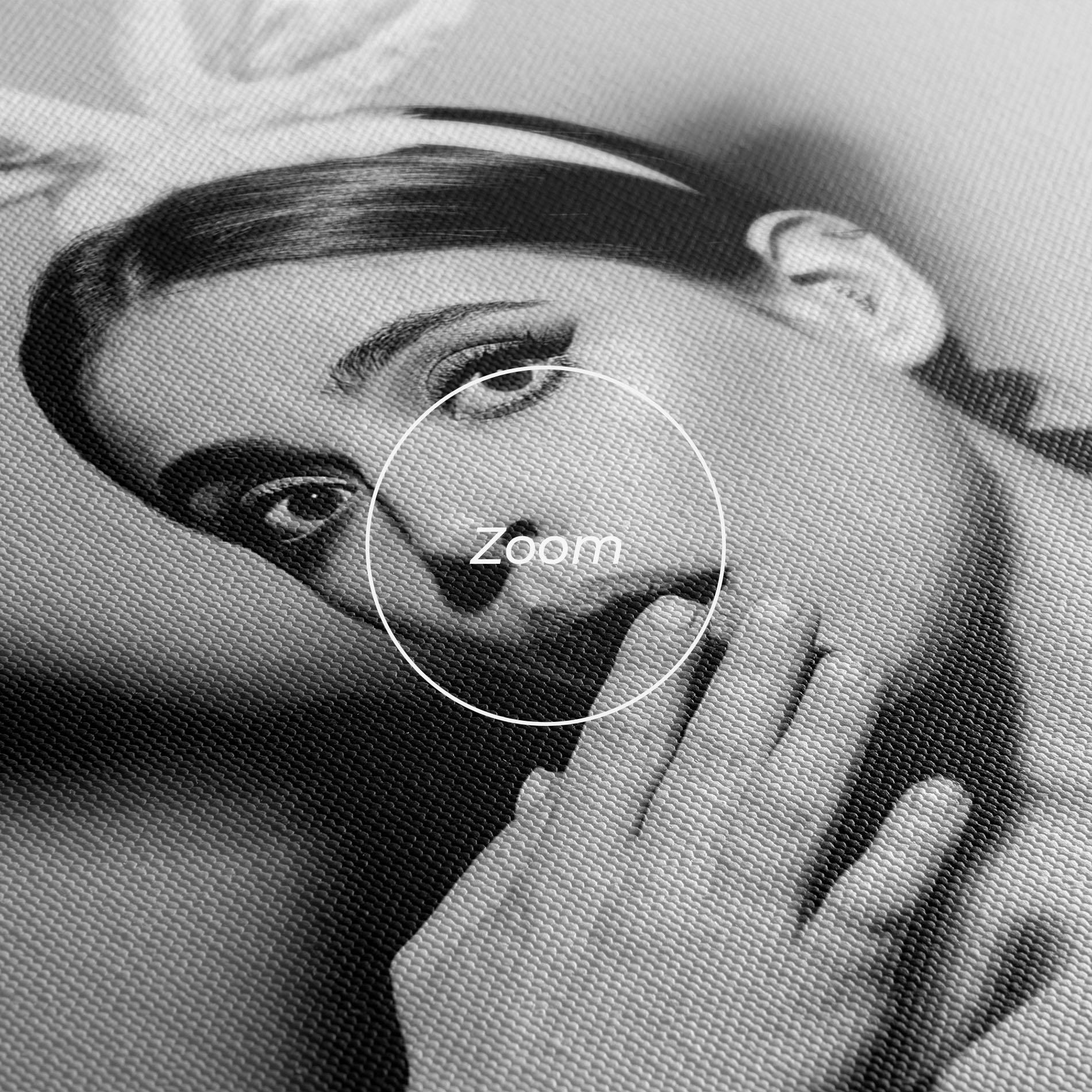 Tablou Canvas Bunny Ears Peeking mockup 3