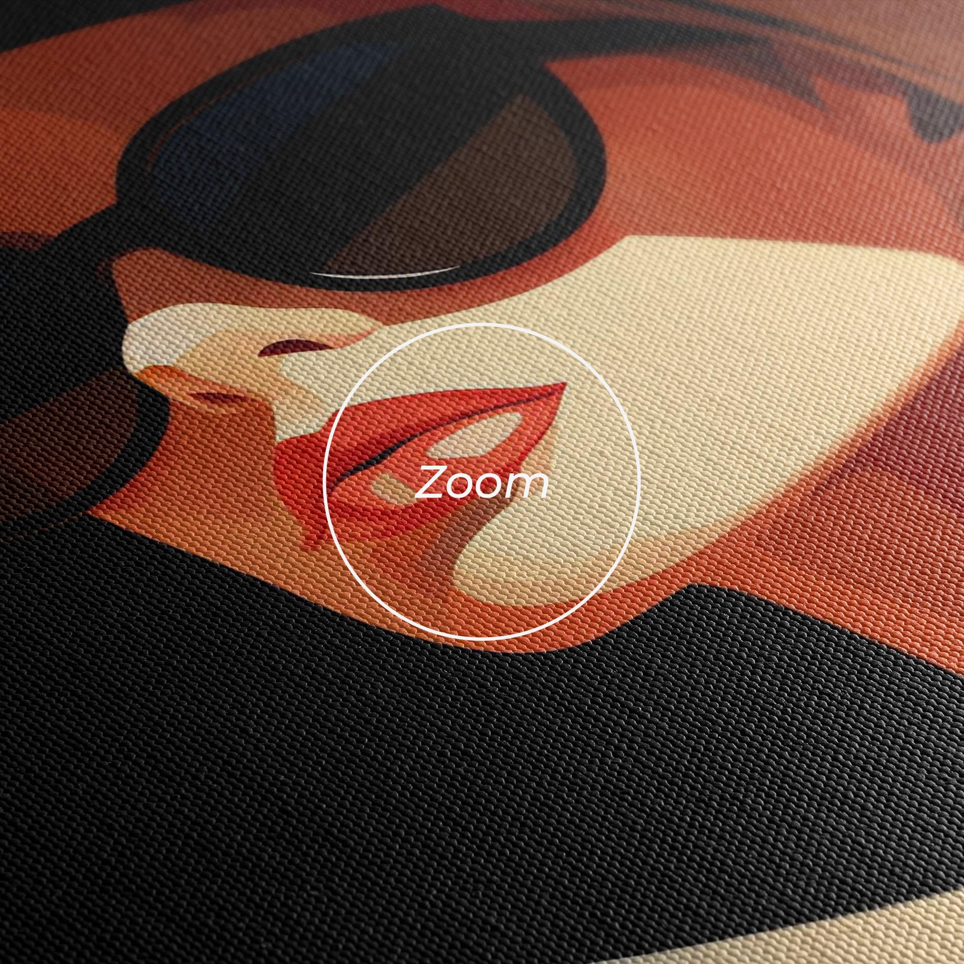 Tablou Canvas Caucasian Glamor Model mockup 3