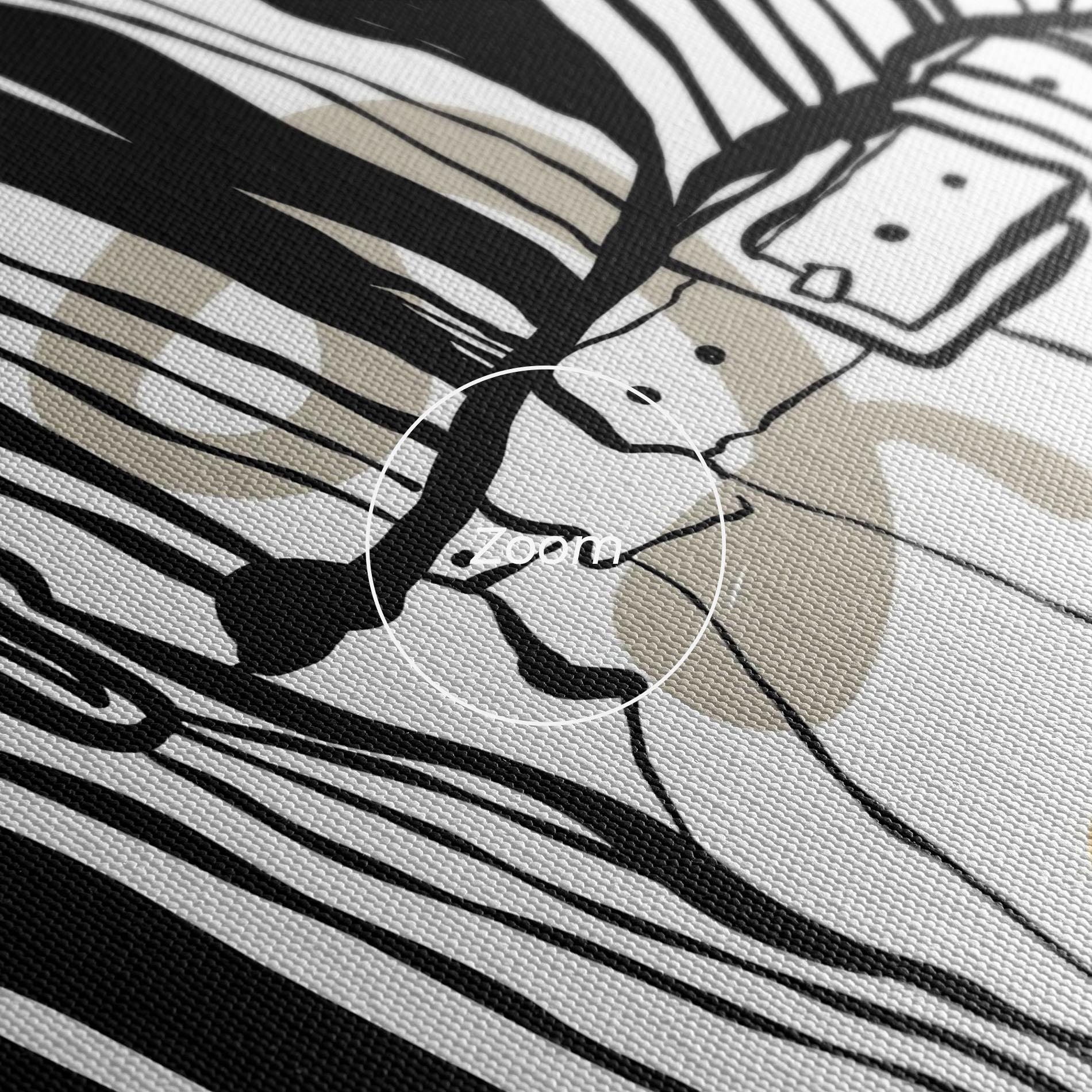 Tablou Canvas Modern Outfit Line mockup 3