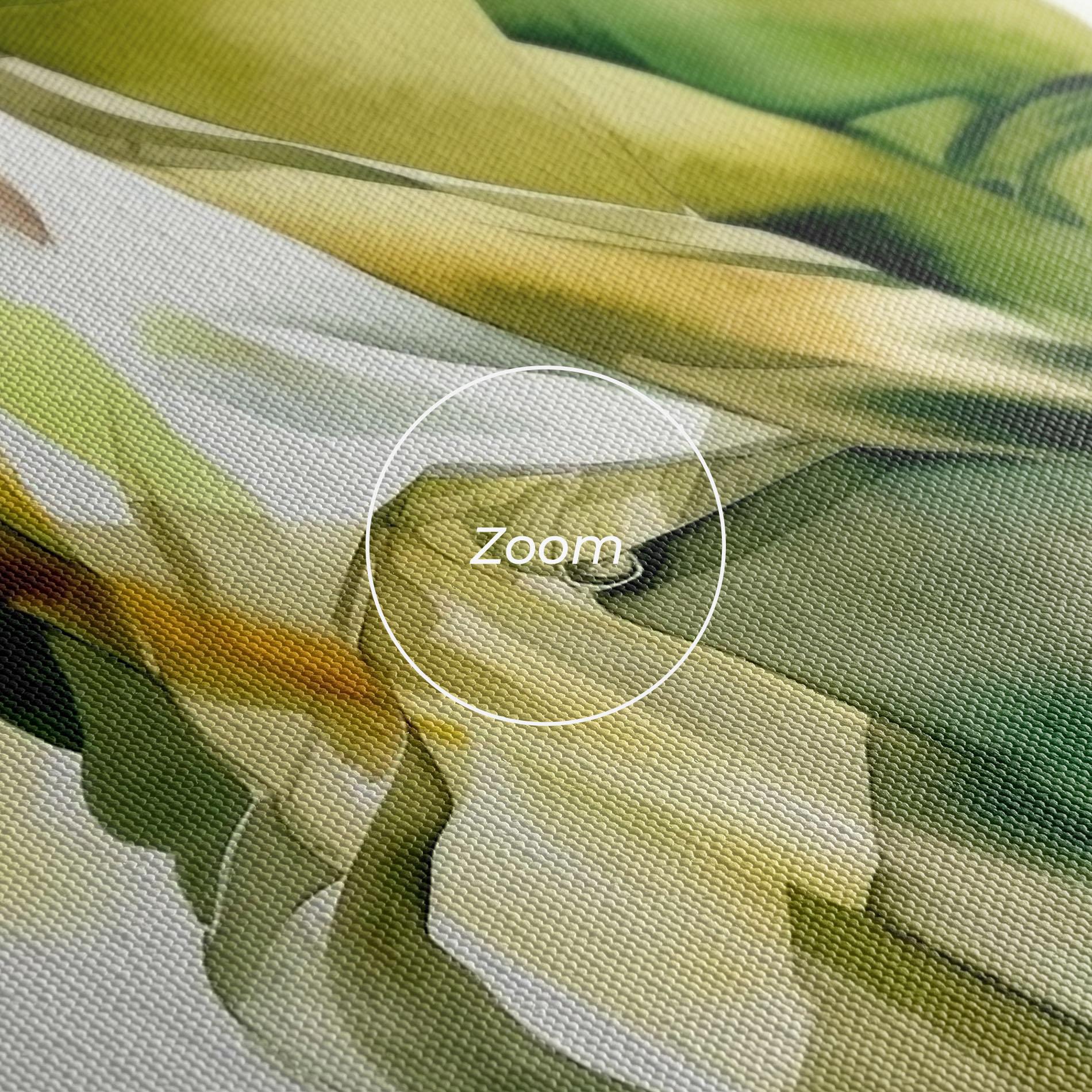 Tablou Canvas Woman Green Fashion mockup 3