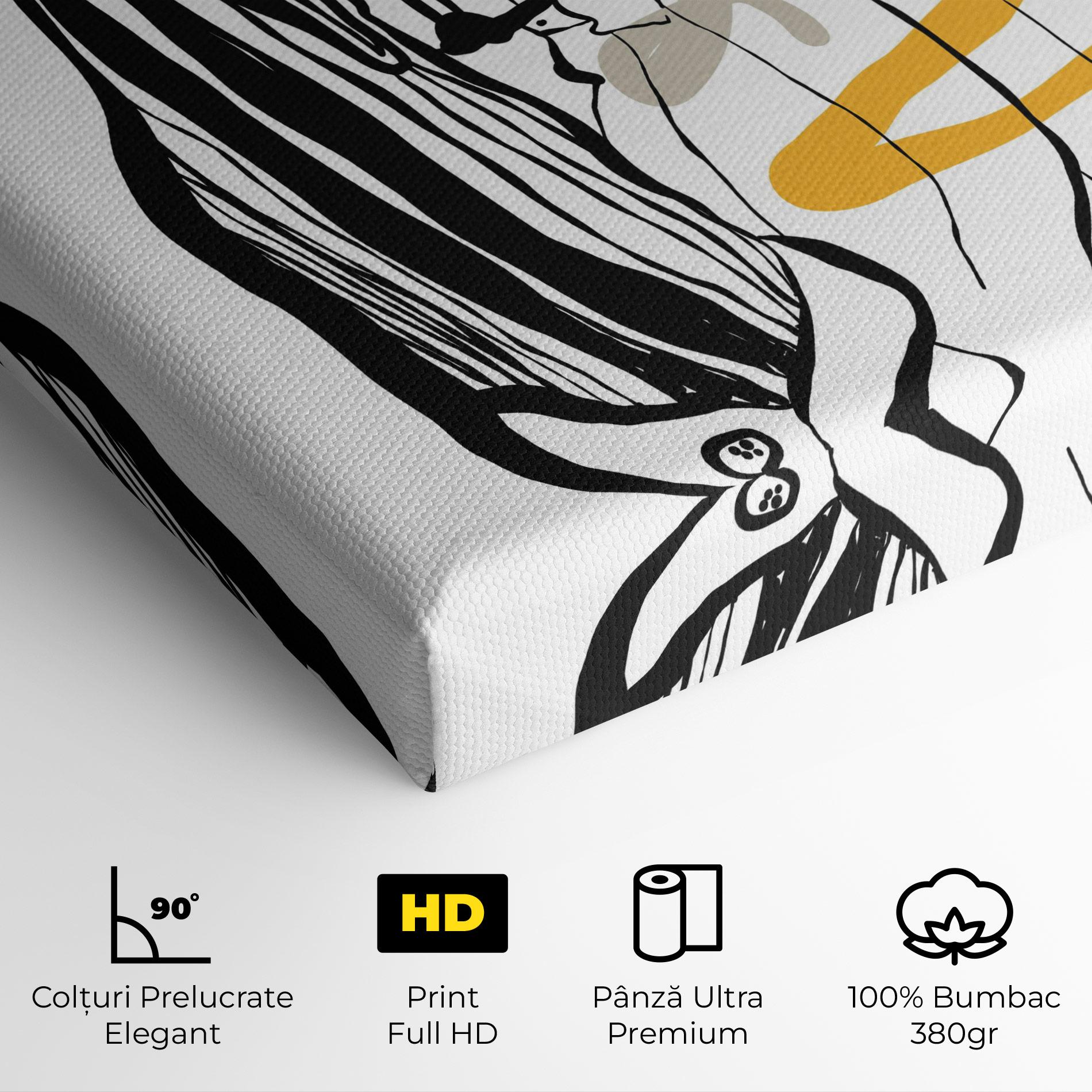 Tablou Canvas Modern Outfit Line mockup 4