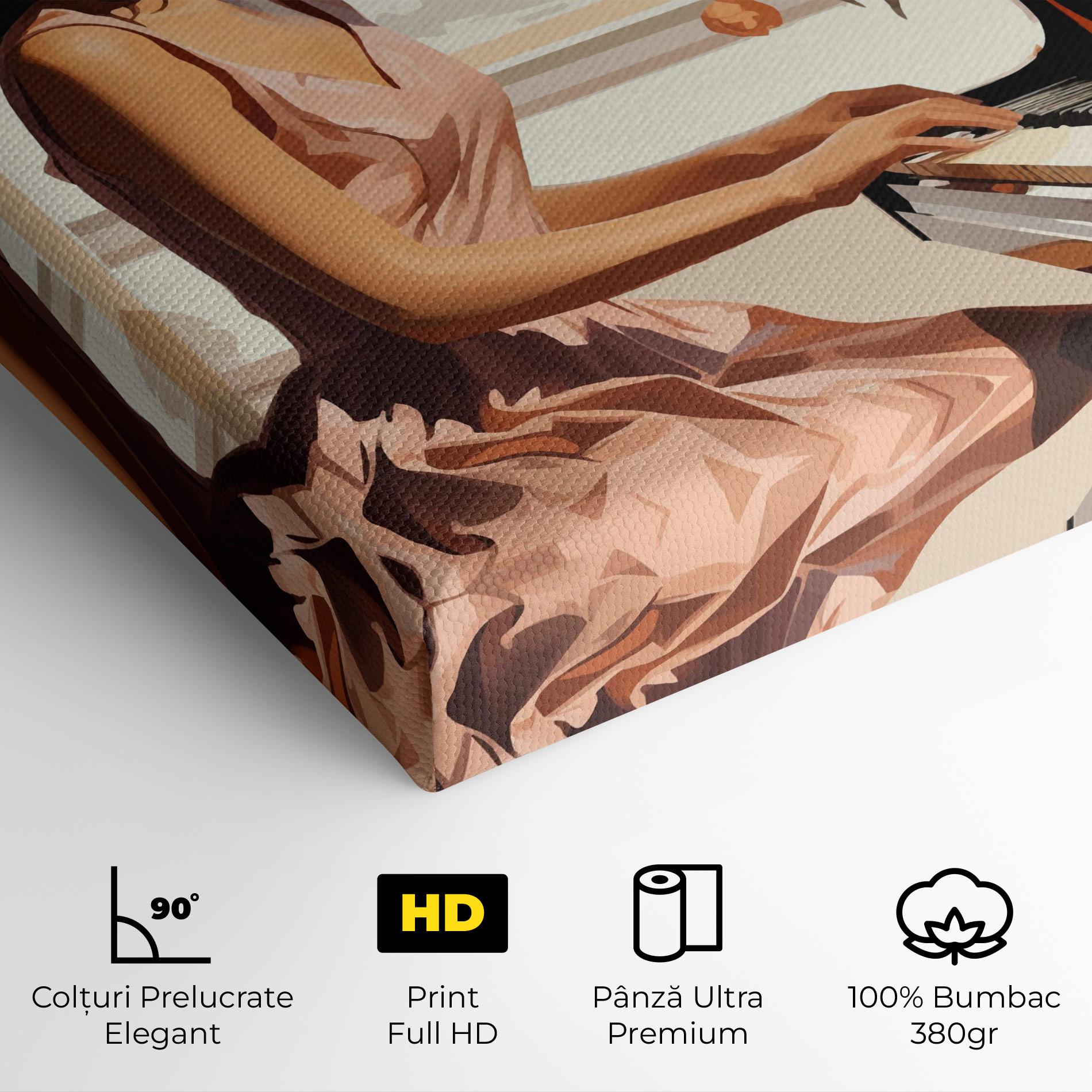 Tablou Canvas Singer Painting mockup 4