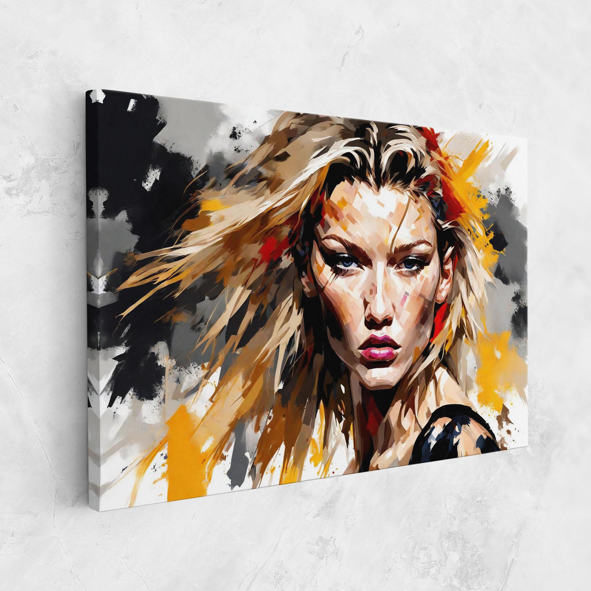 Tablou Canvas Blond Hair Splash mockup 1