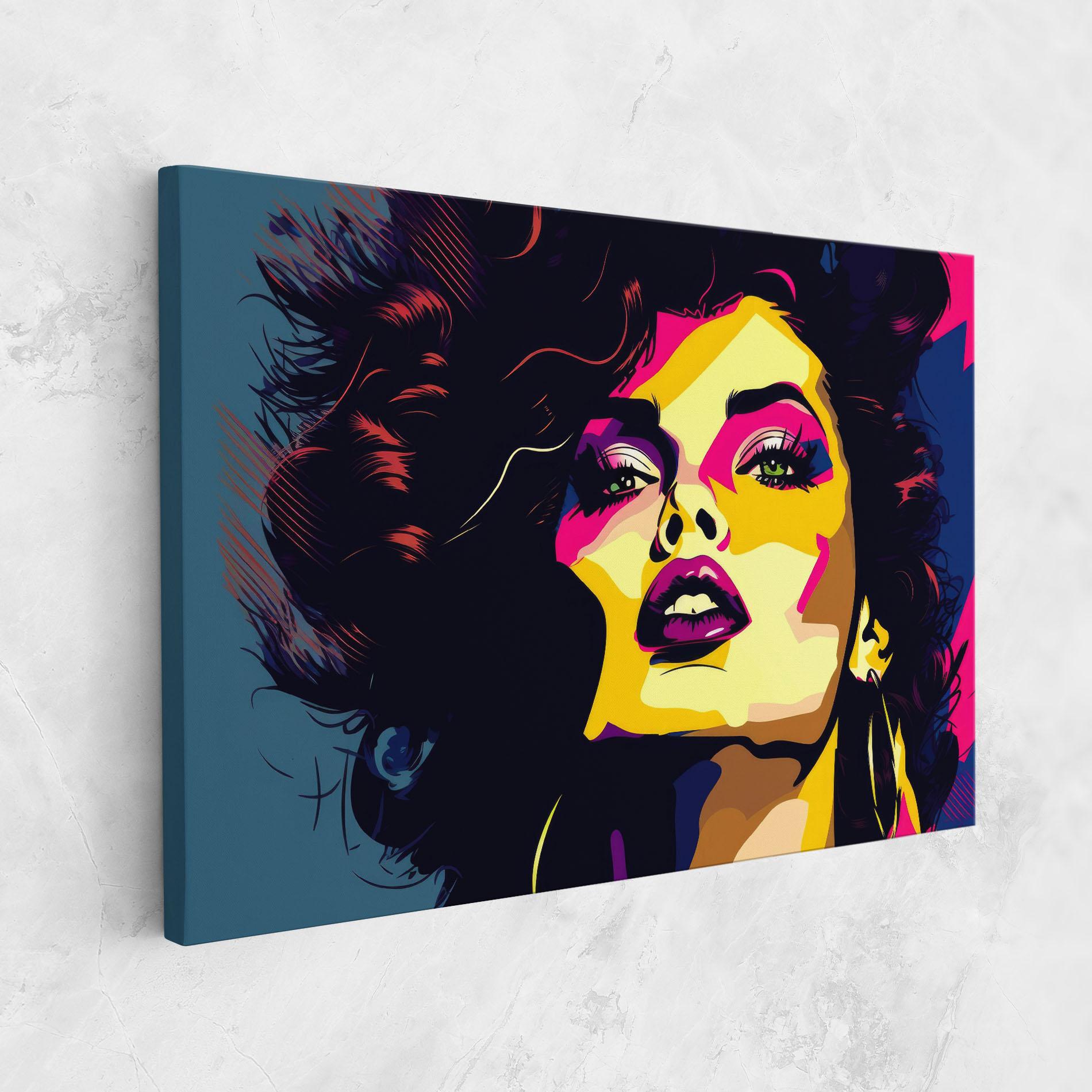 Tablou Canvas Pop Art Portrait Woman mockup 1