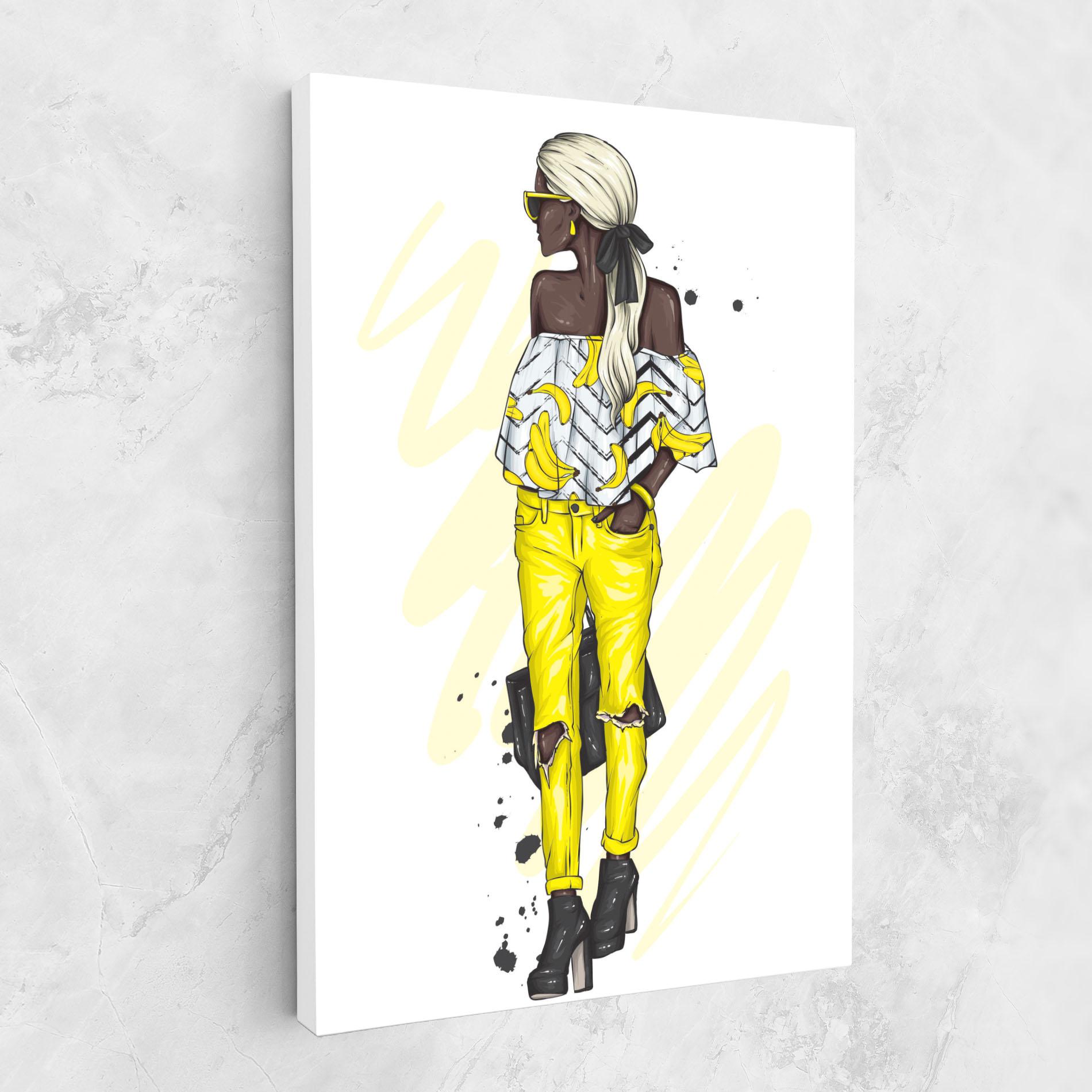 Tablou Canvas Banana Blouse mockup 1