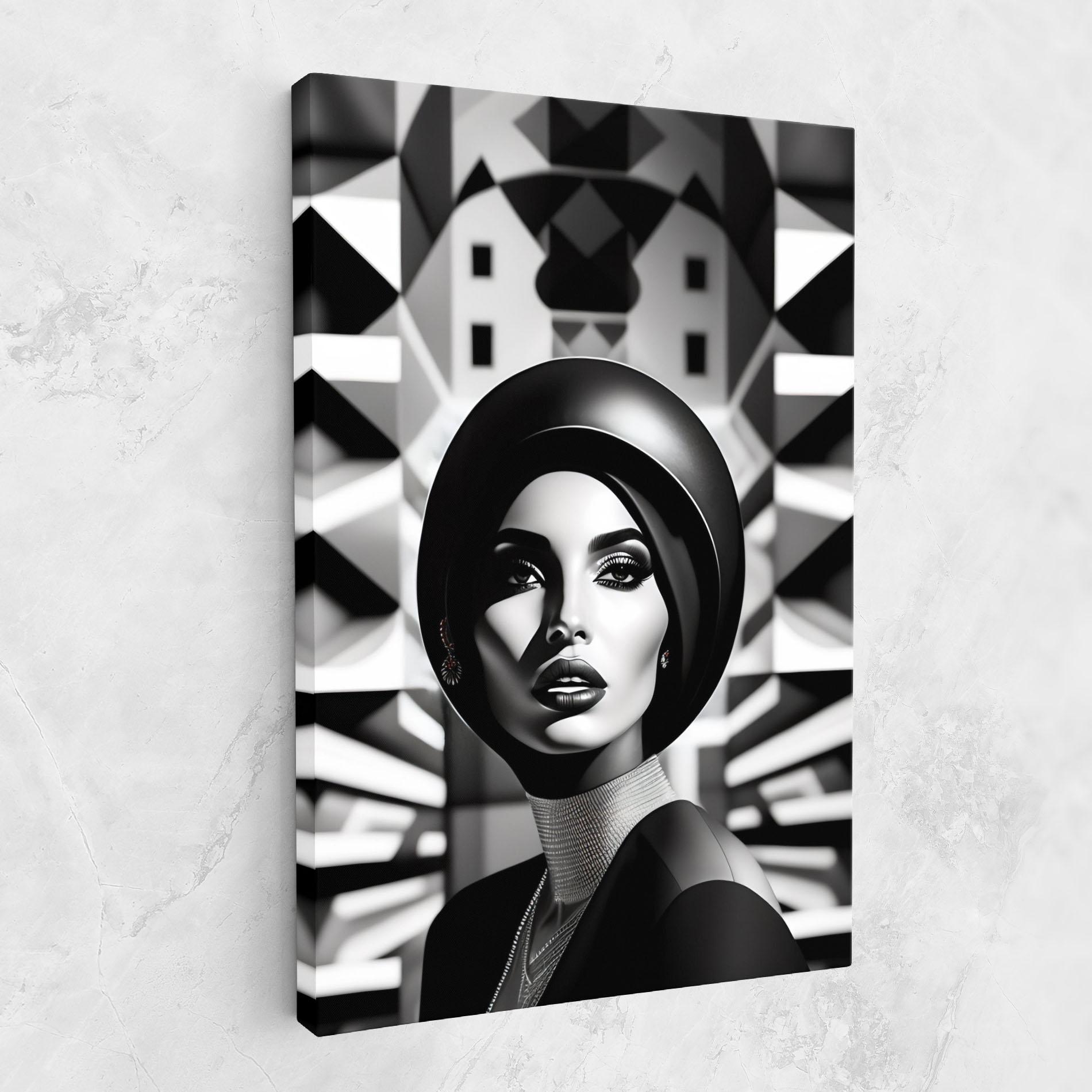 Tablou Canvas Big Black Hat mockup 1