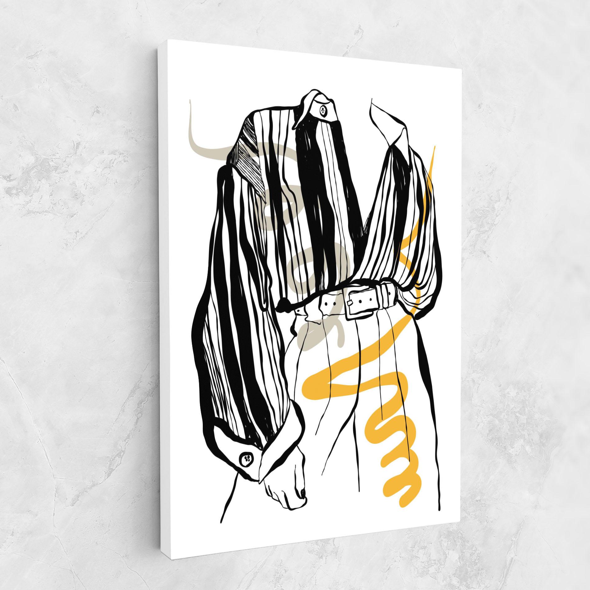 Tablou Canvas Modern Outfit Line mockup 1