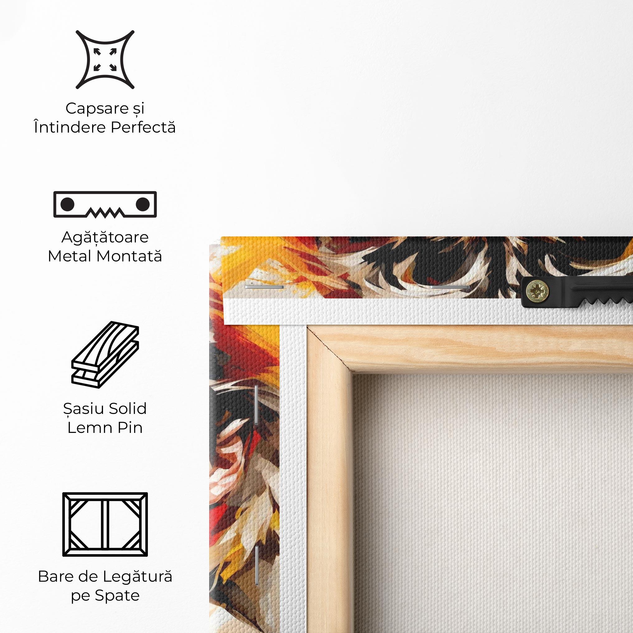 Tablou Canvas Blond Hair Splash mockup 5