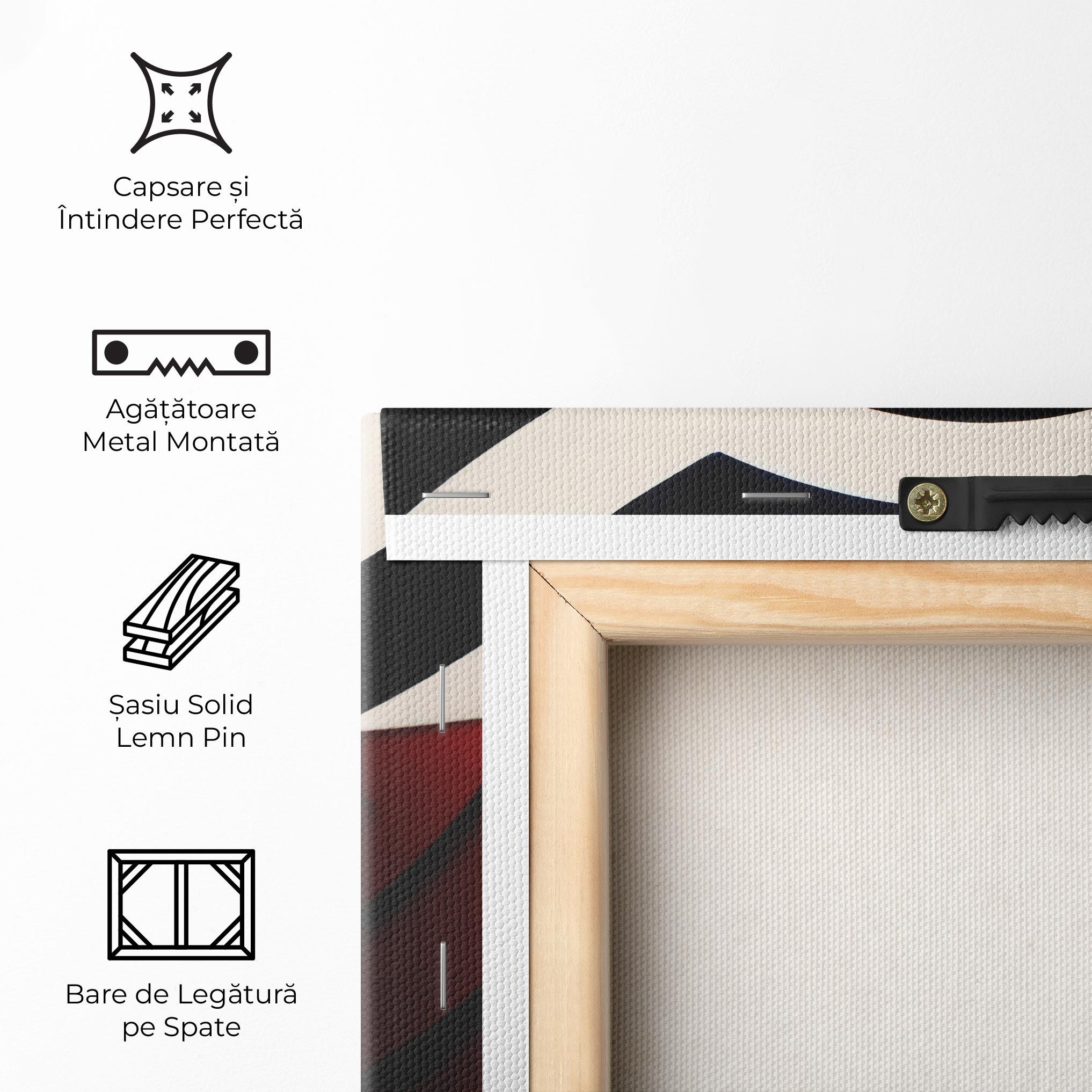 Tablou Canvas Red Black Woman Art mockup 5