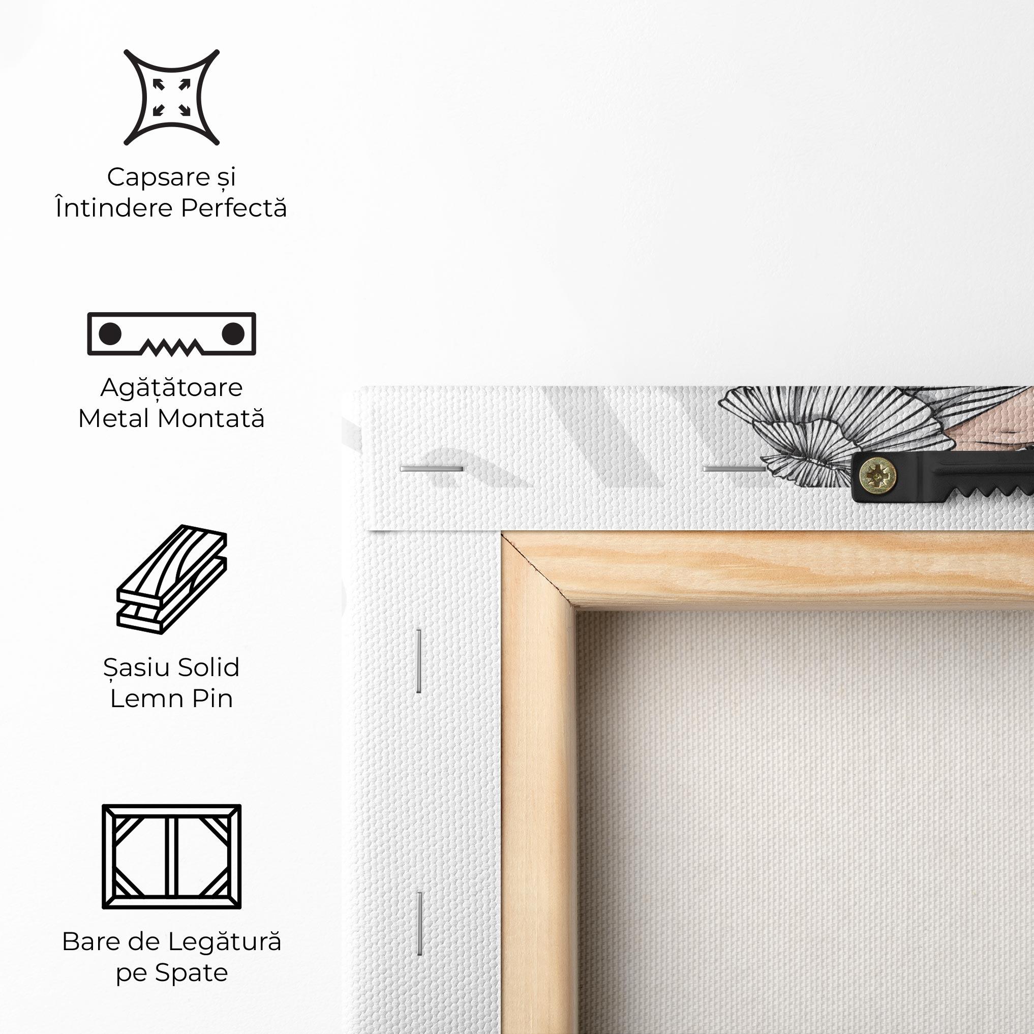 Tablou Canvas Tall Black Pants mockup 5