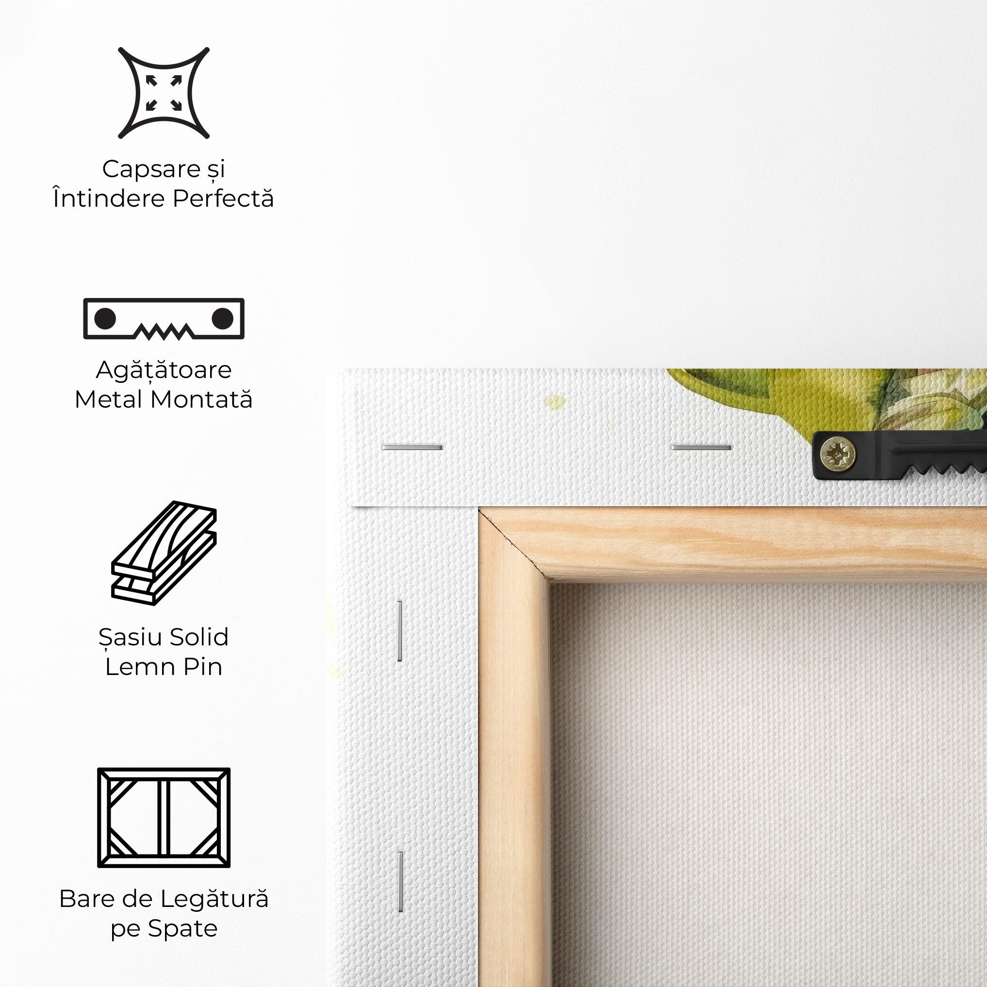 Tablou Canvas Woman Green Fashion mockup 5