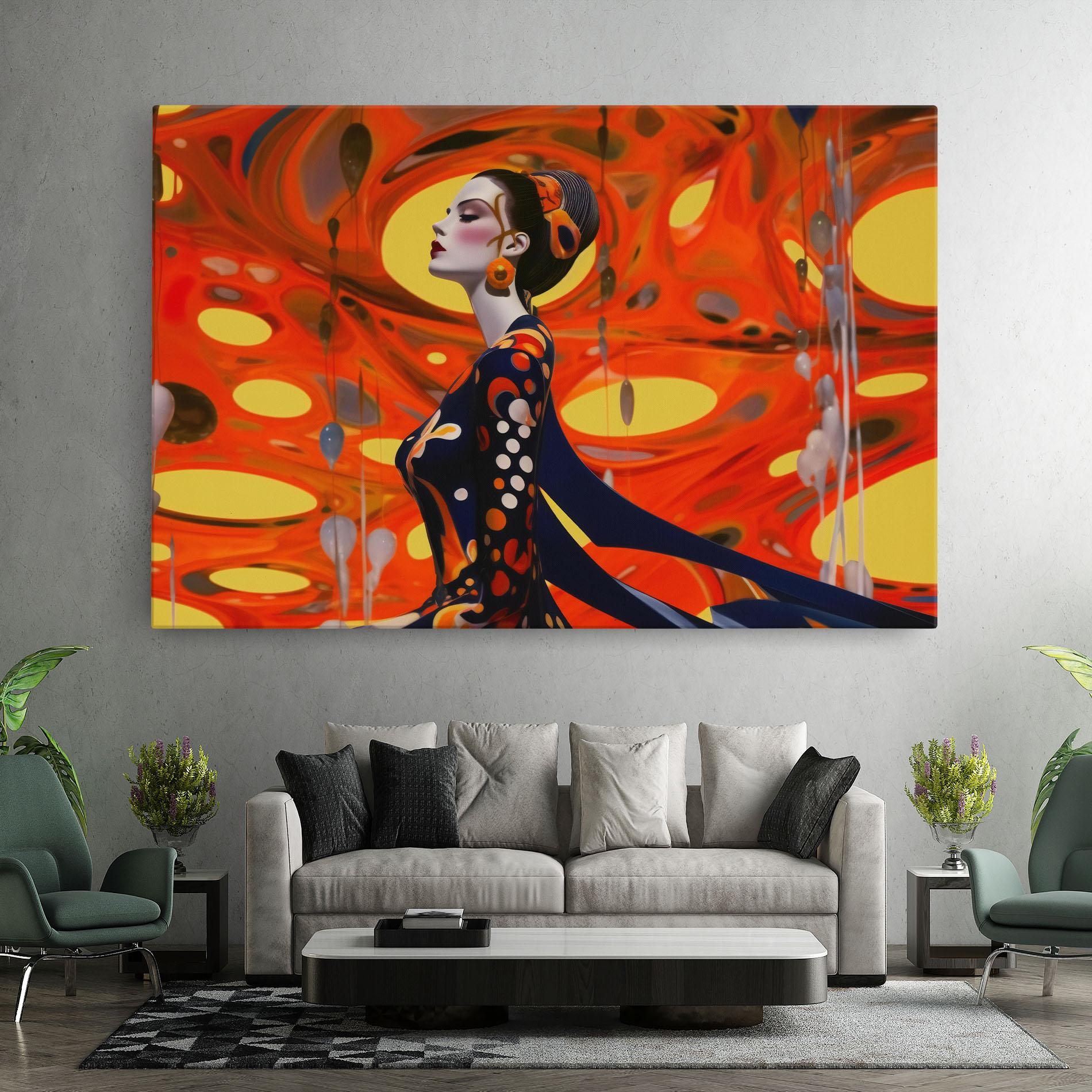 Tablou Canvas Big Orange Accesories mockup 7