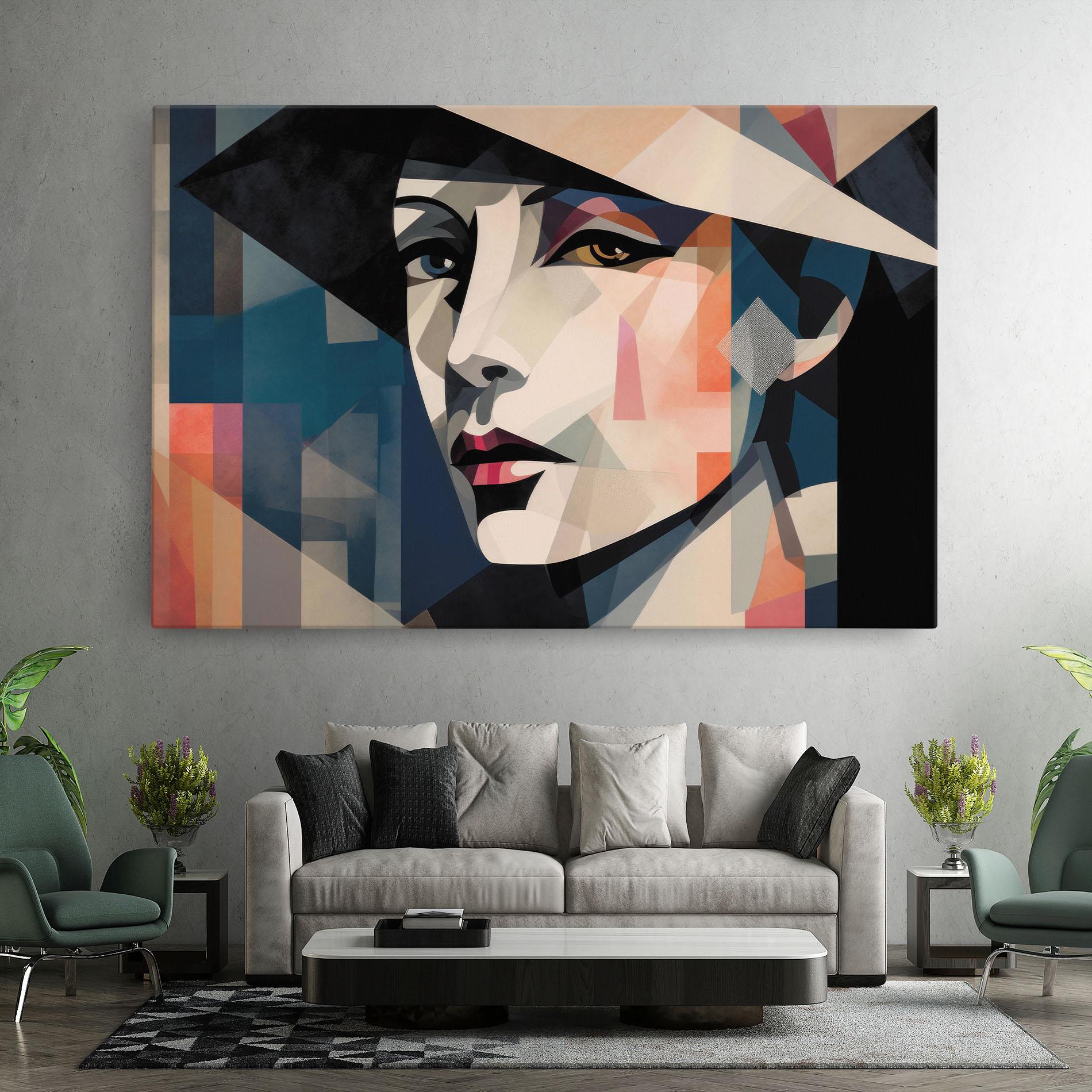 Tablou Canvas Chicago Portrait mockup 7