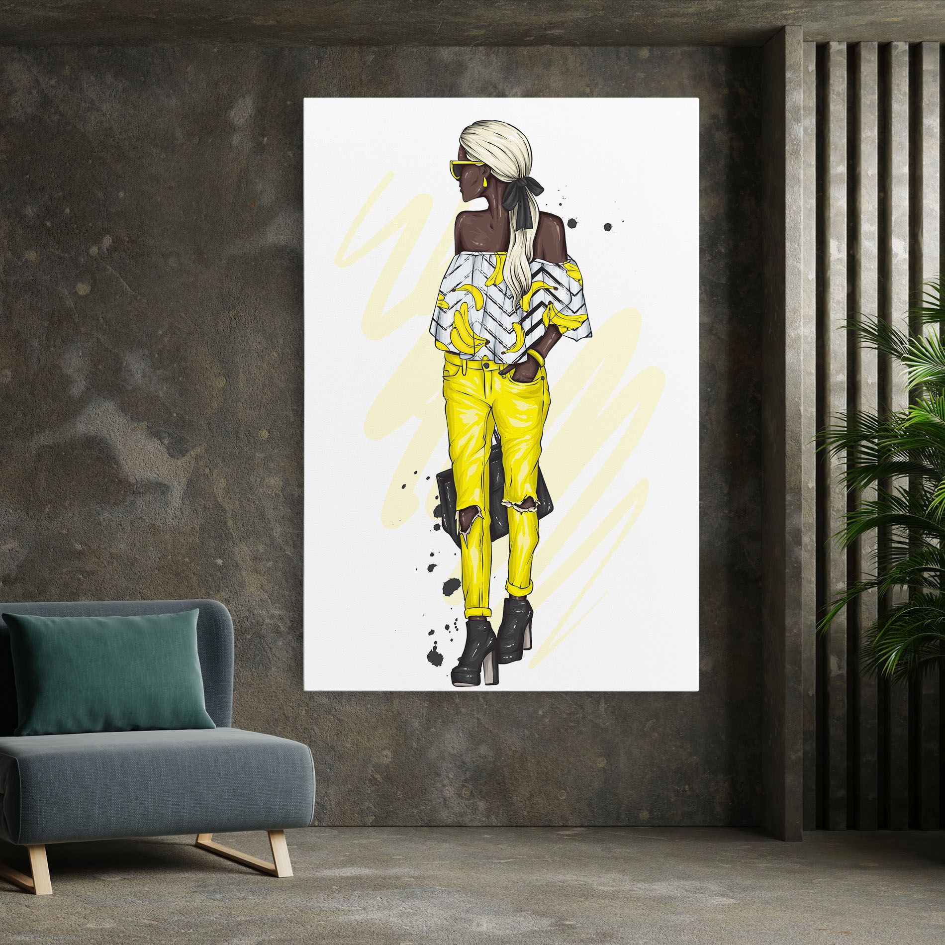 Banana Blouse mockup 7