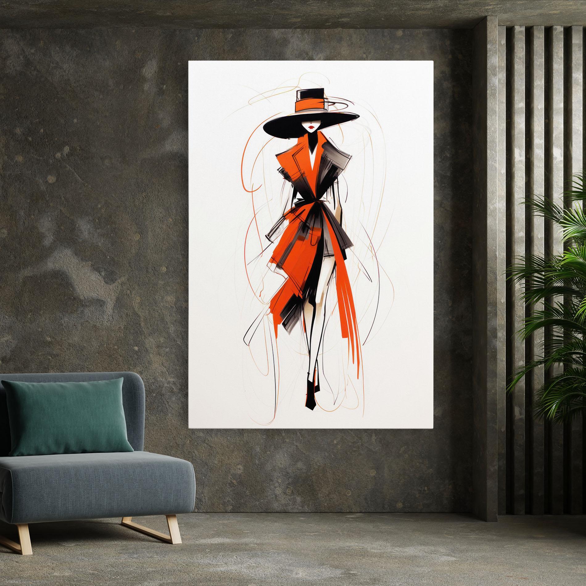 Tablou Canvas Handdrawn Doodle mockup 7