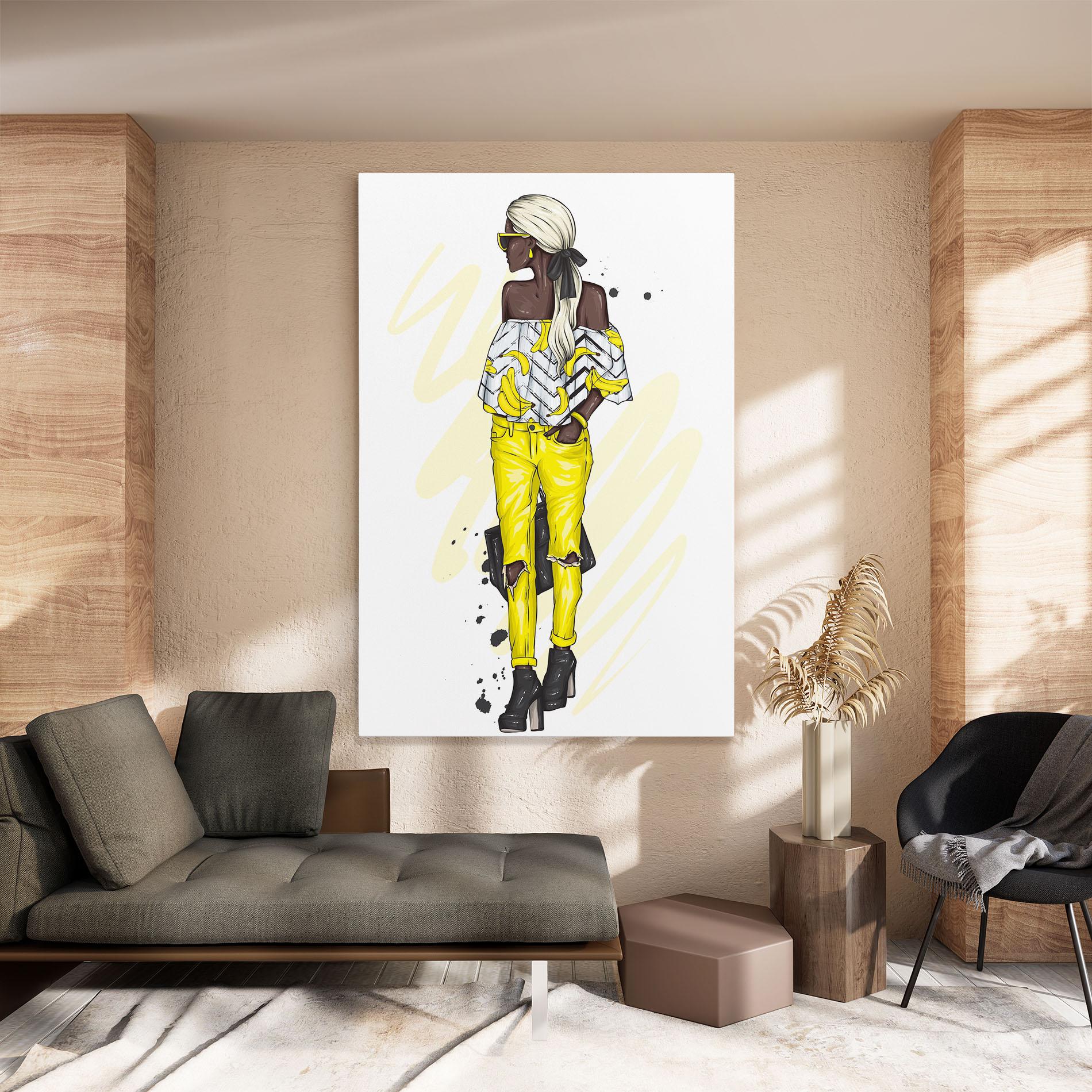 Tablou Canvas Banana Blouse mockup 8