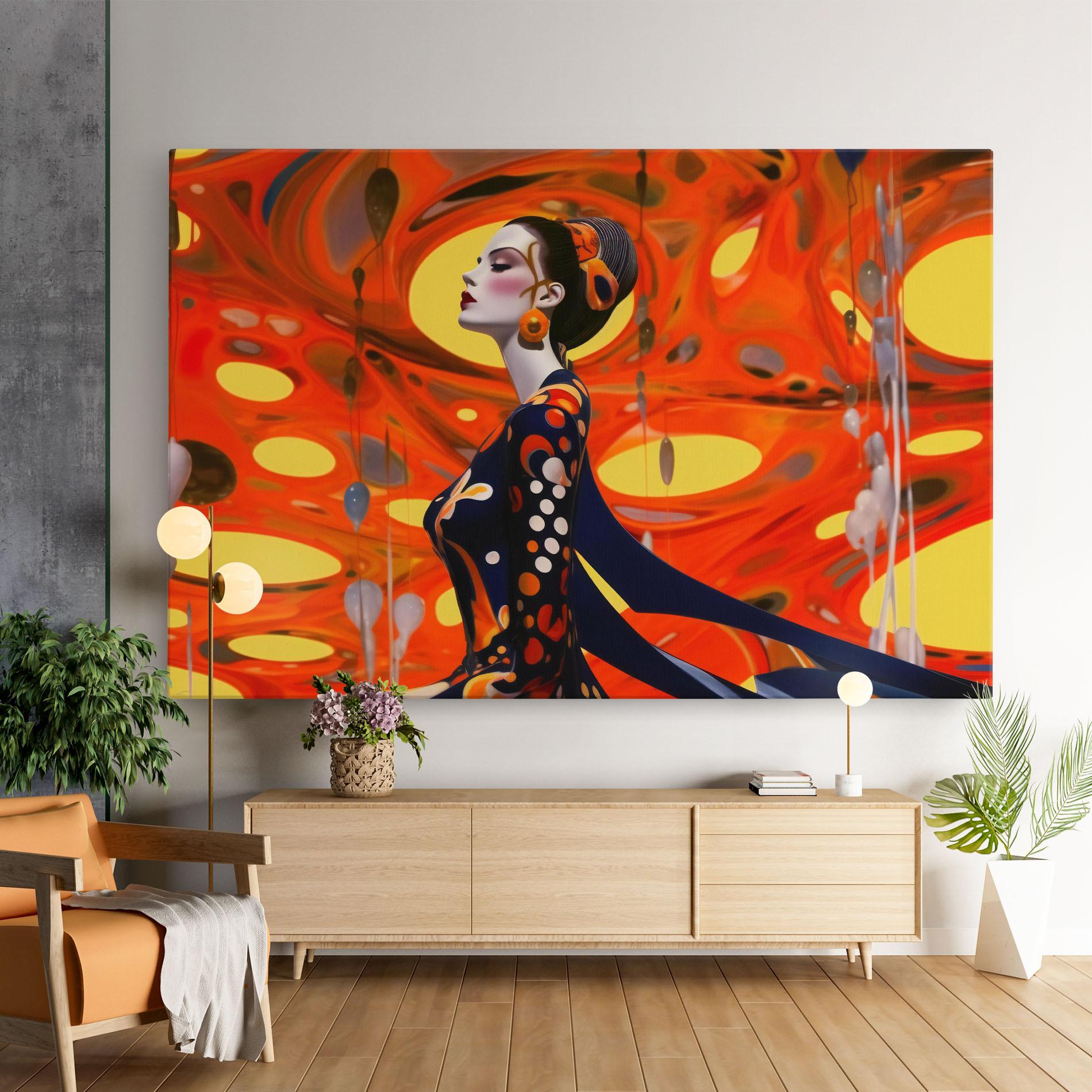 Tablou Canvas Big Orange Accesories mockup 9