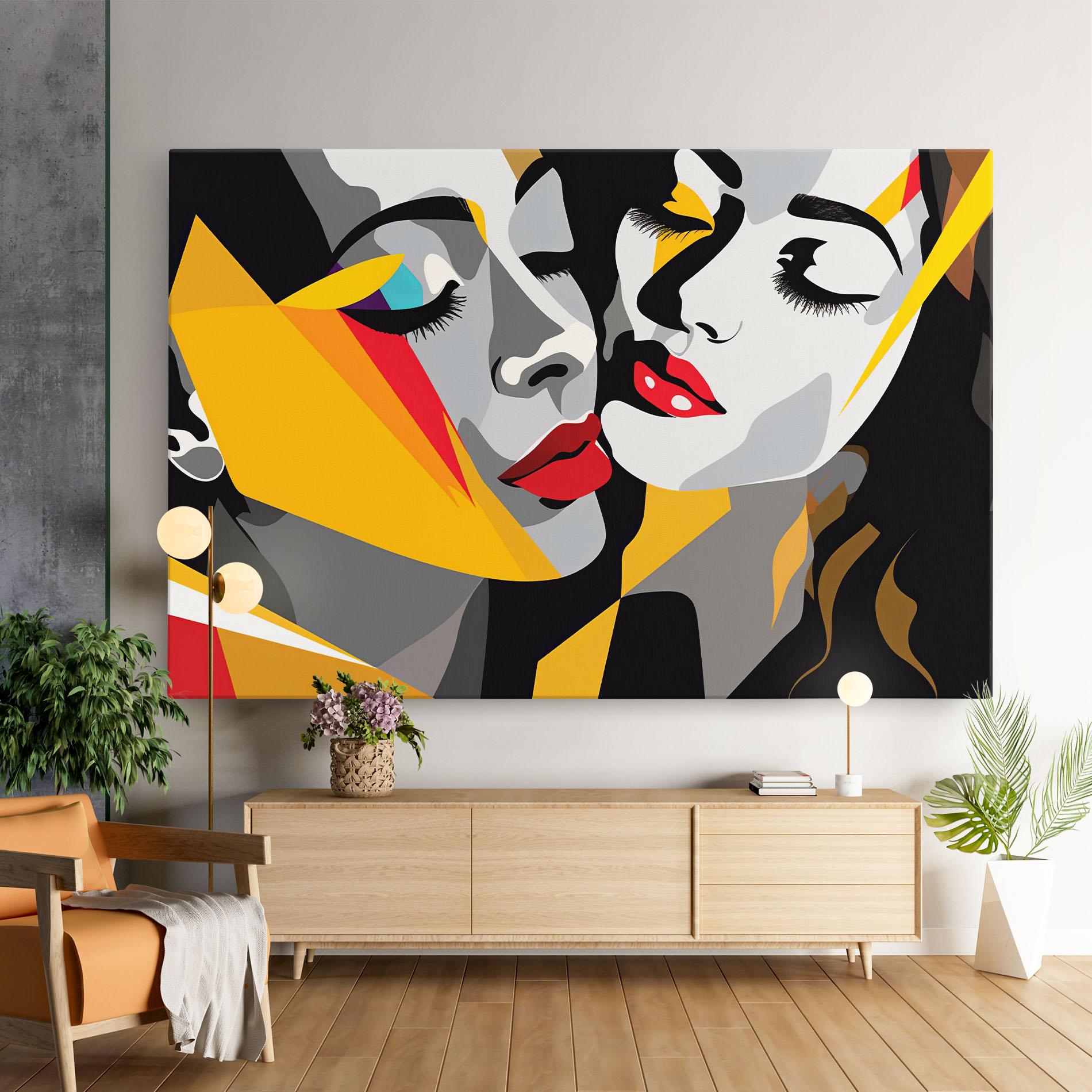 Tablou Canvas Dreamy Modern Female mockup 9