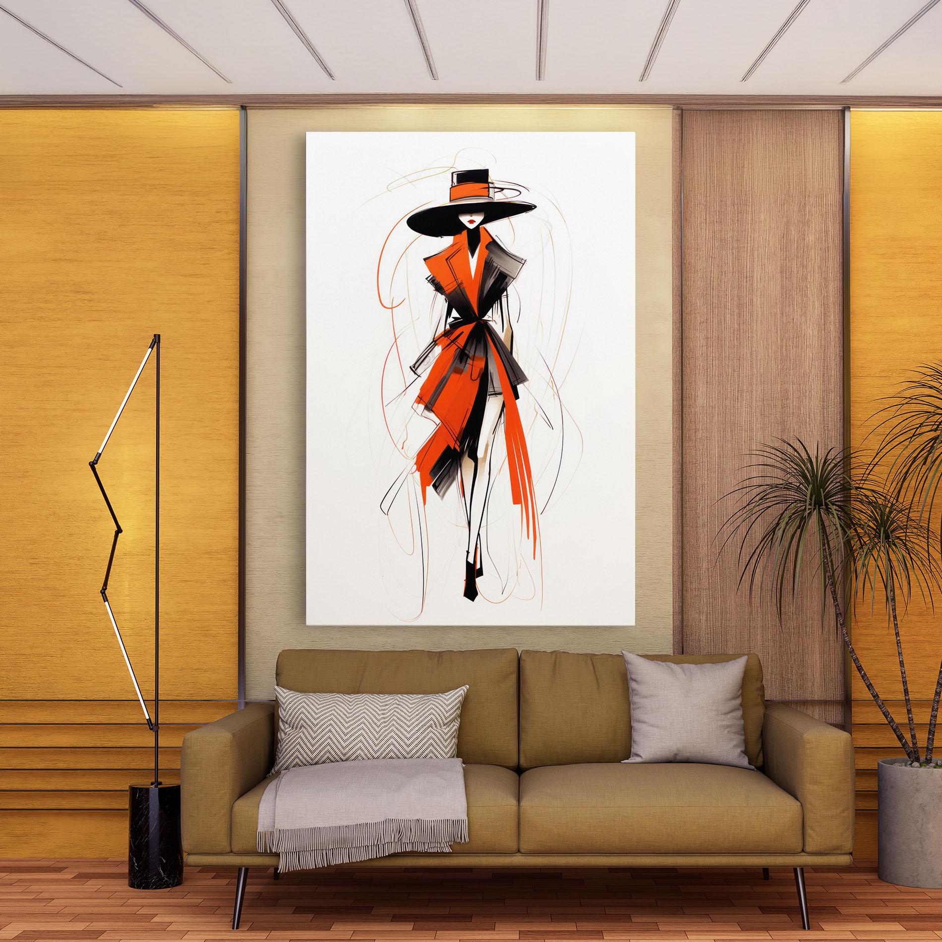 Tablou Canvas Handdrawn Doodle mockup 9