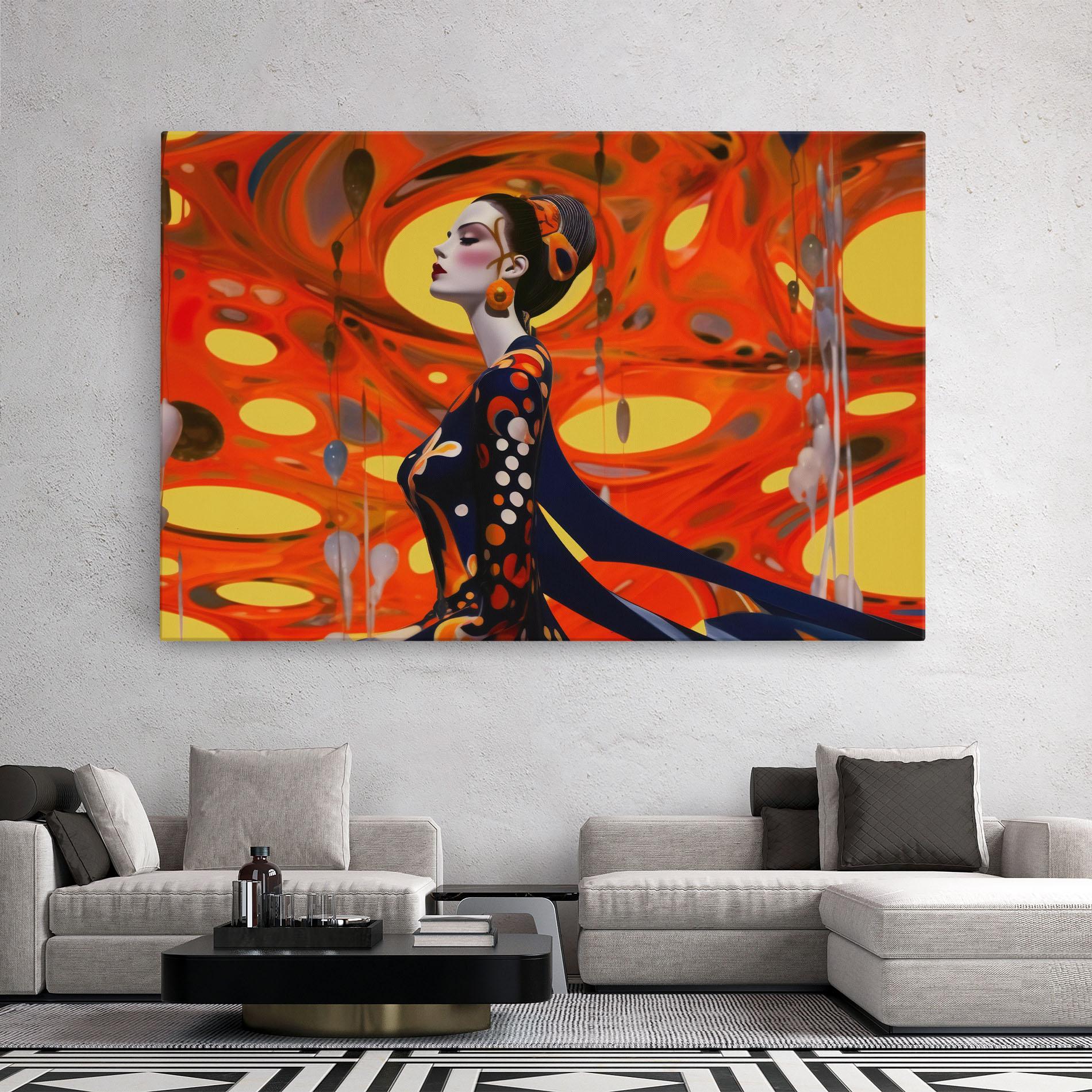 Tablou Canvas Big Orange Accesories mockup 2