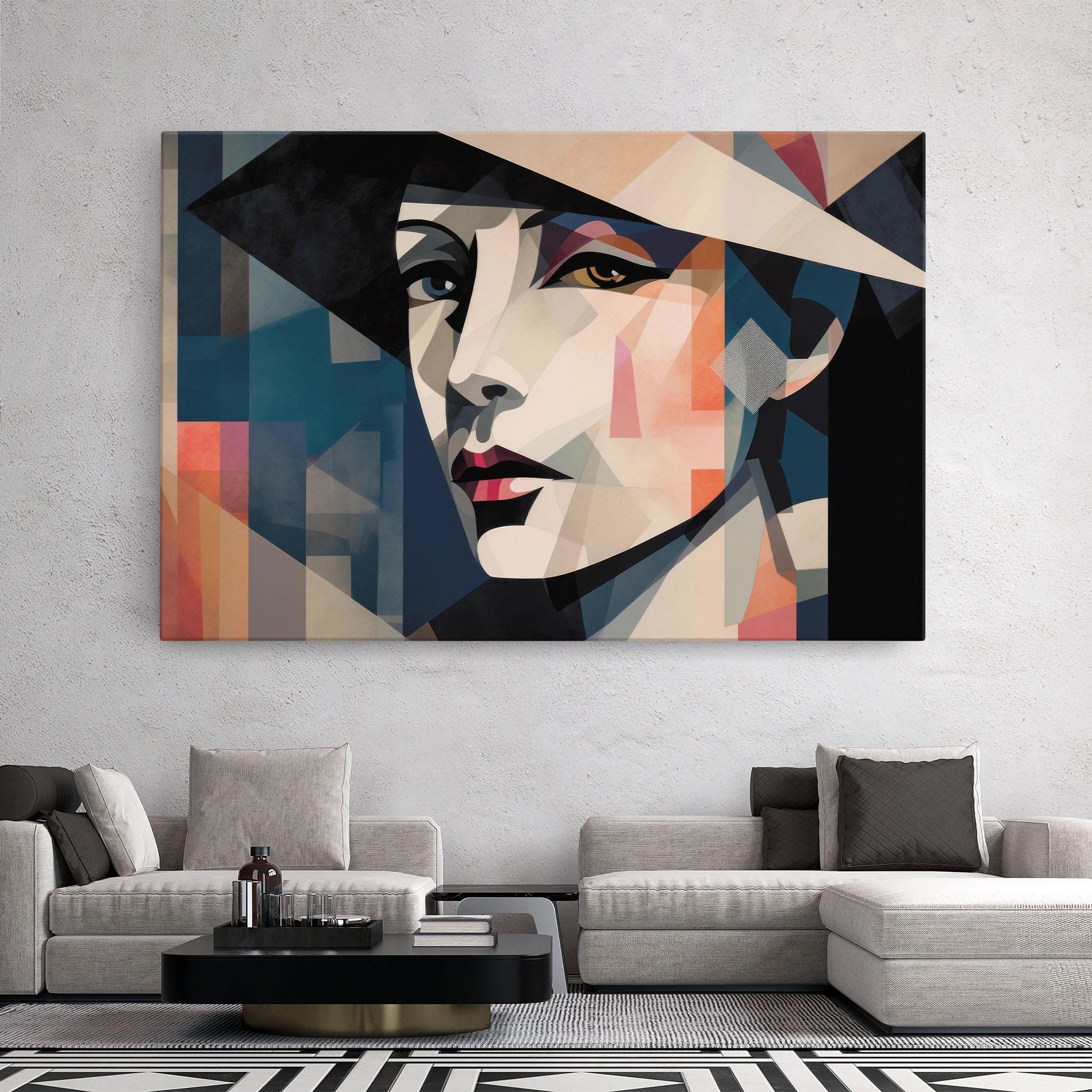 Tablou Canvas Chicago Portrait mockup 2