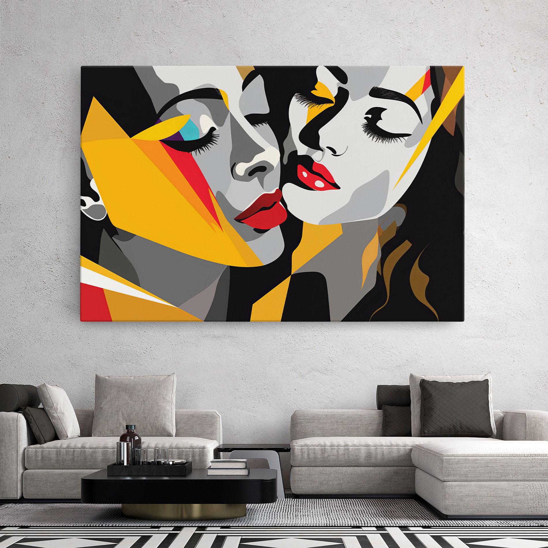 Tablou Canvas Dreamy Modern Female mockup 2