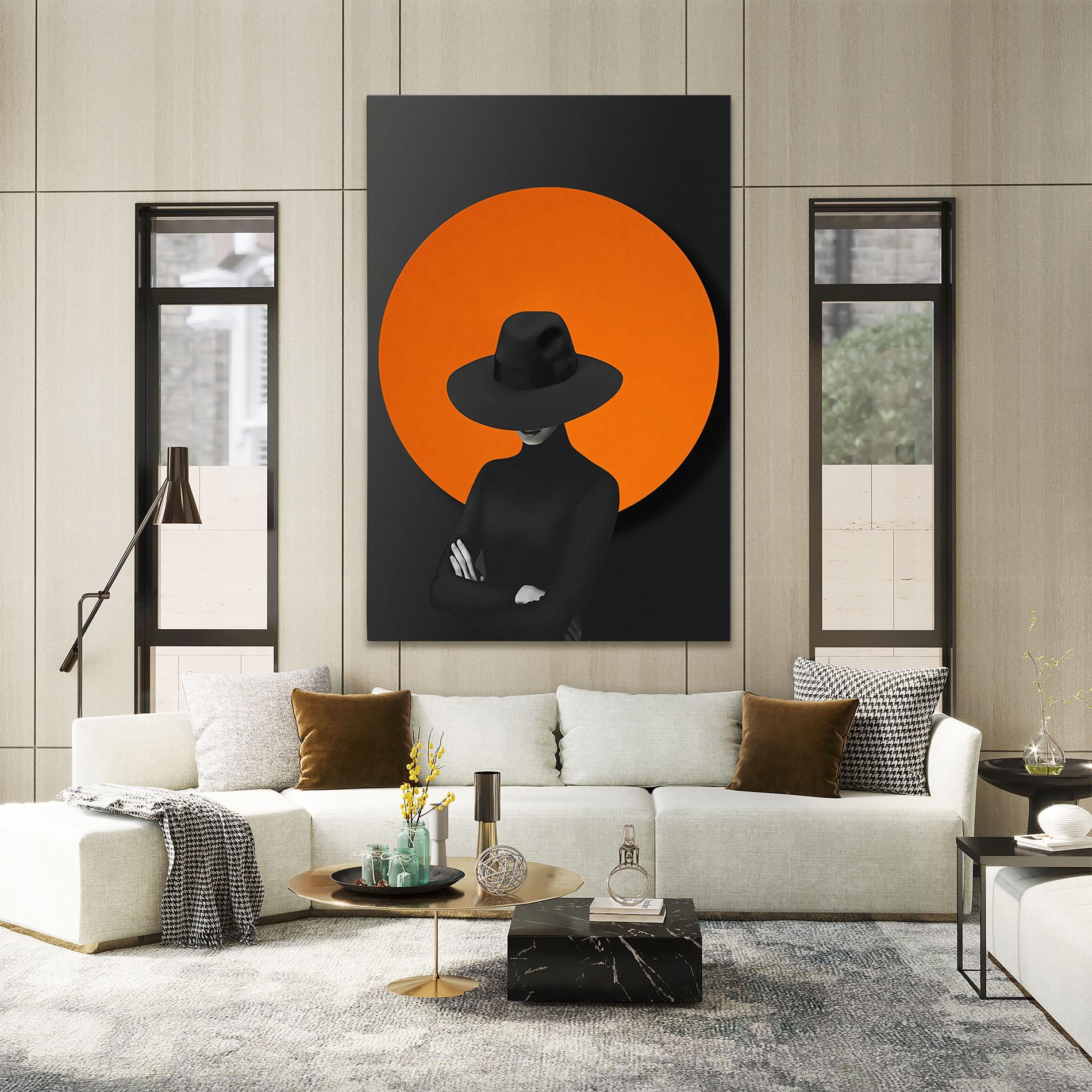 Tablou Canvas Black Fashion mockup 2