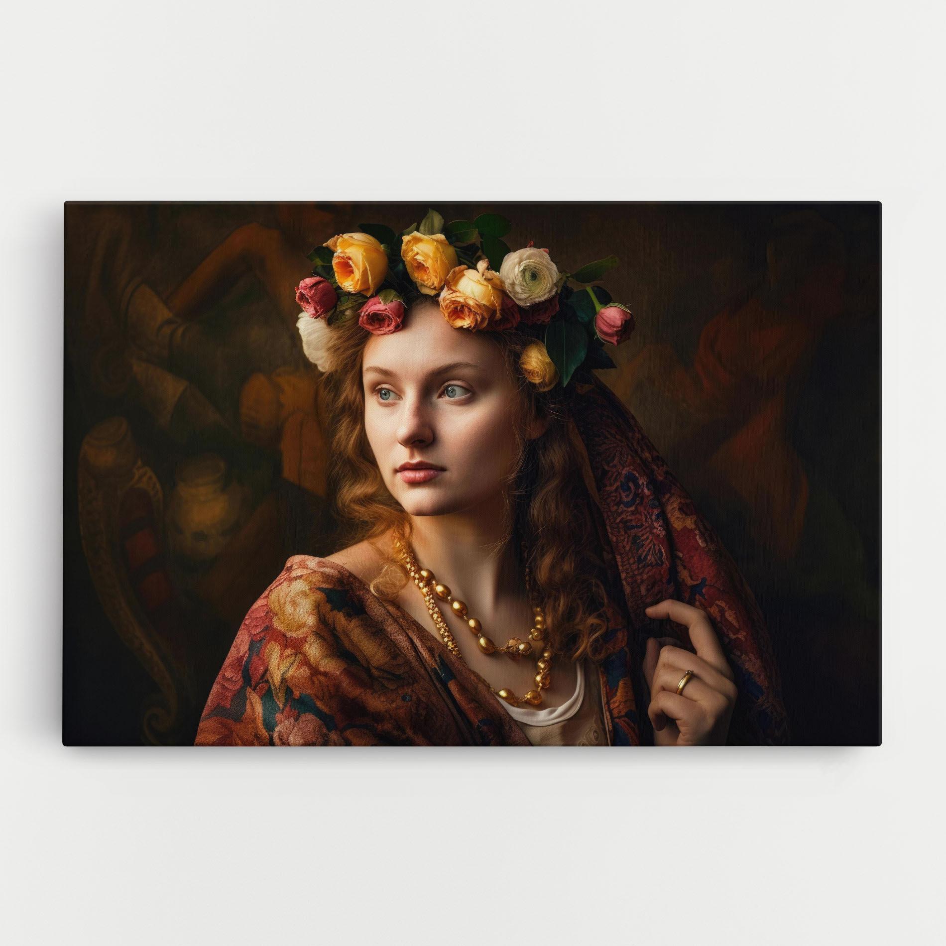 Tablou Canvas Renaissance Woman mockup 0