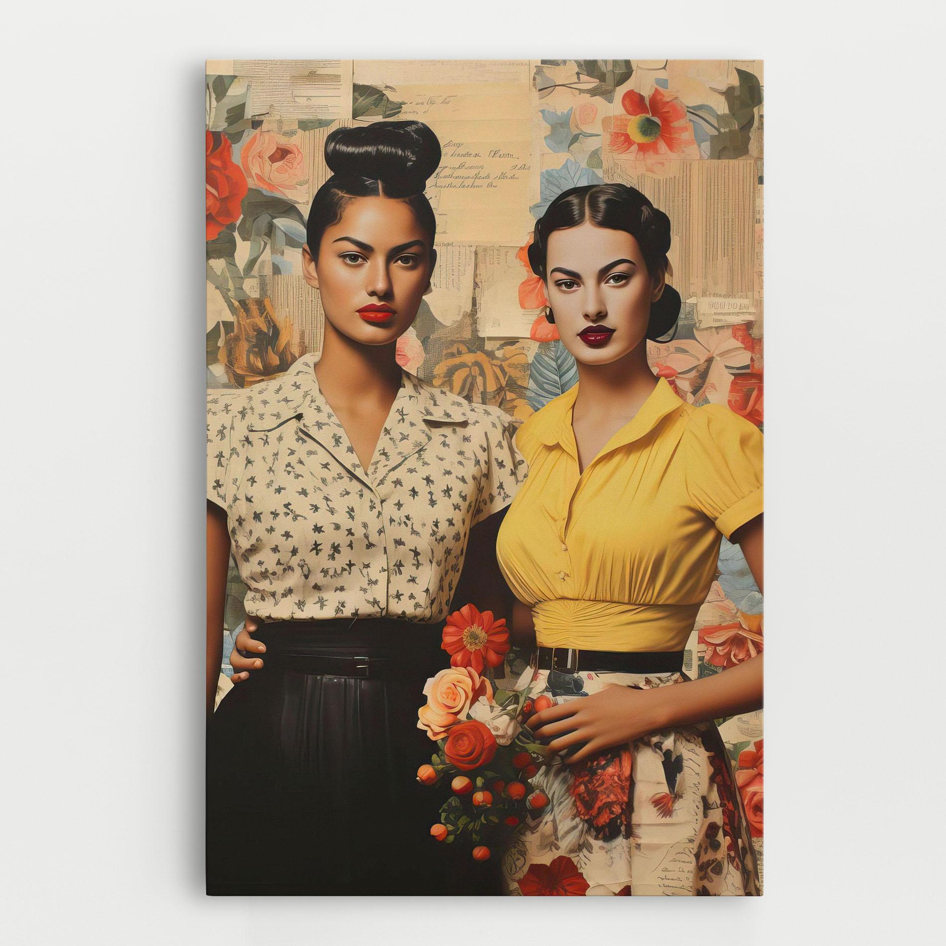 Tablou Canvas Friendship Vintage Power mockup 0