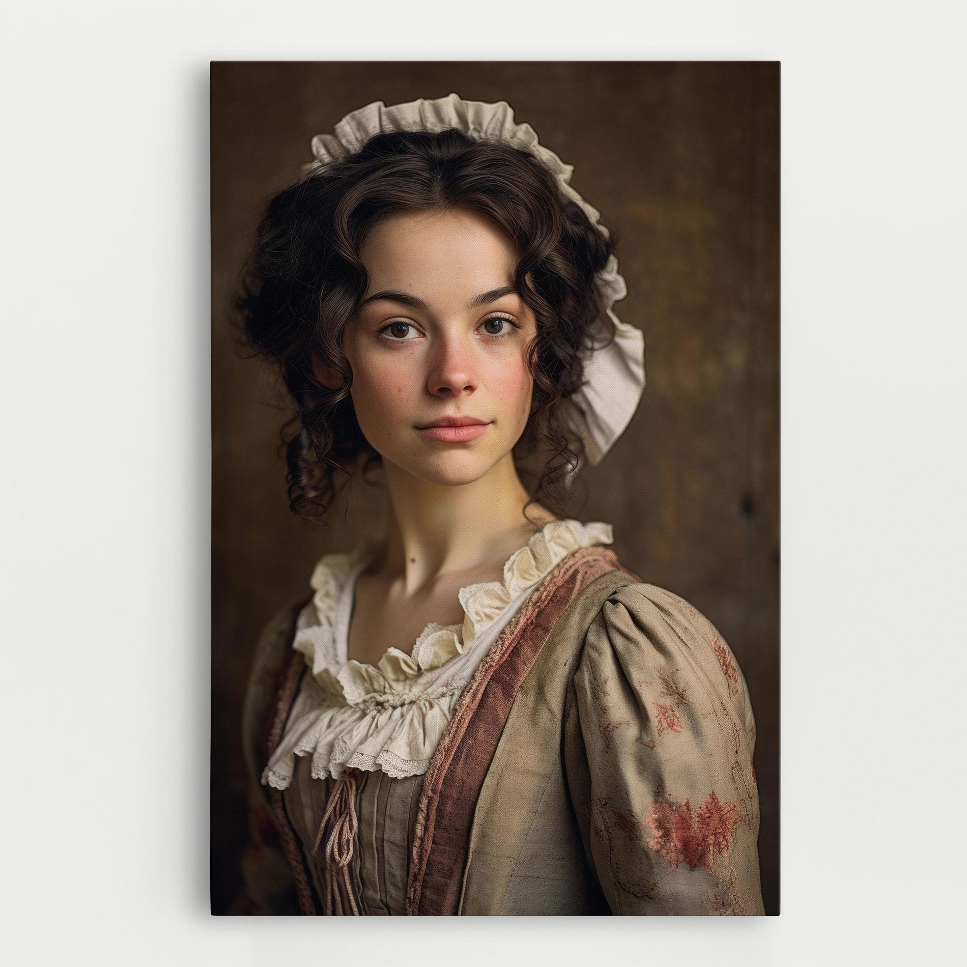 Tablou Canvas Light Green Dress mockup 0