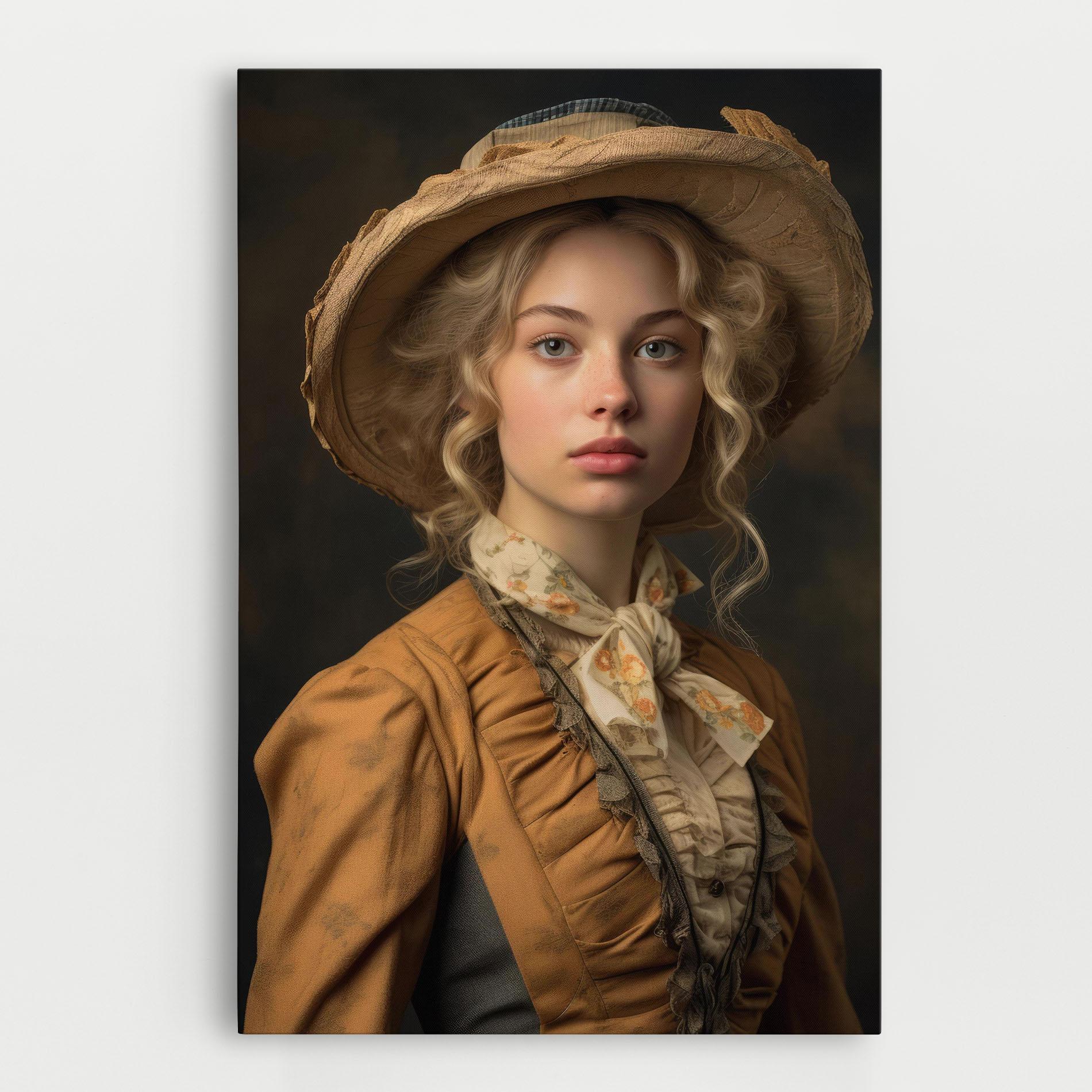 Tablou Canvas Pretty Vintage Blonde mockup 0