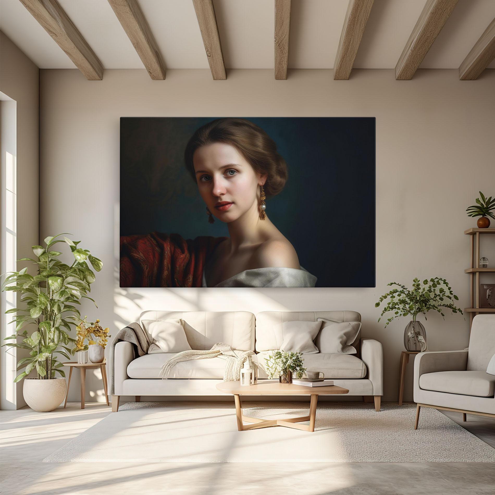 Tablou Canvas Classical Painting mockup 6