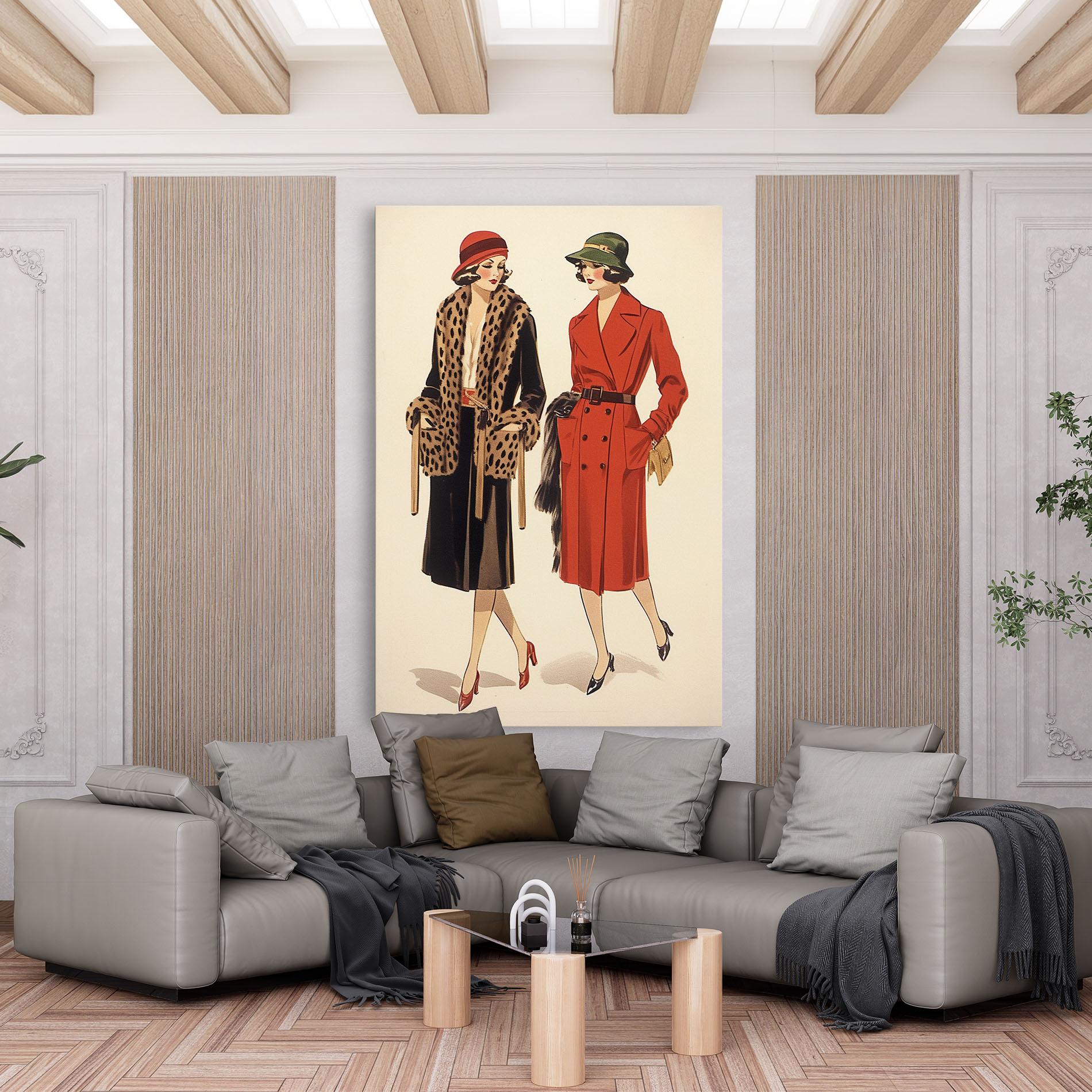 Tablou Canvas Vintage Side By Side mockup 6