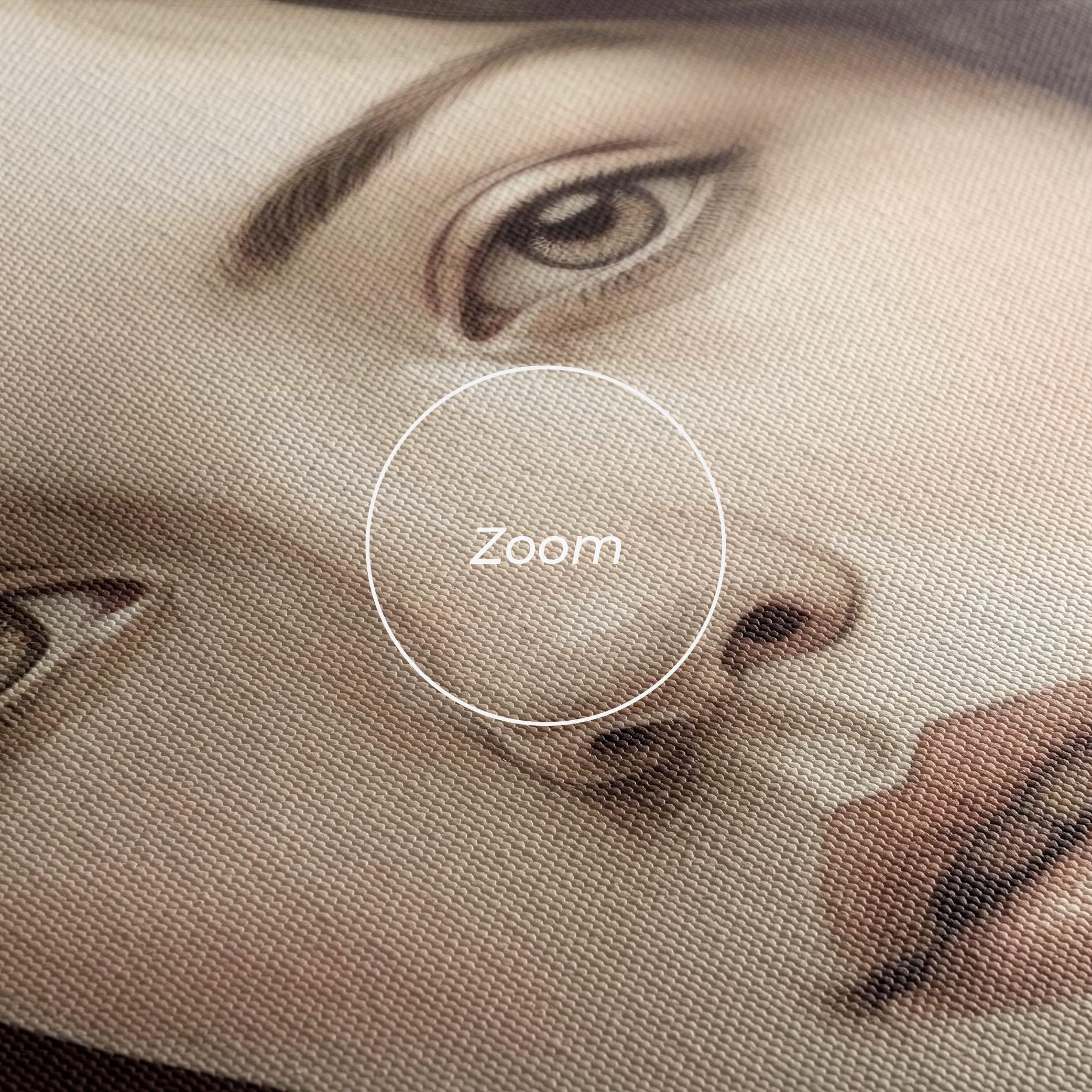 Tablou Canvas Beautiful Vintage Portrait mockup 3