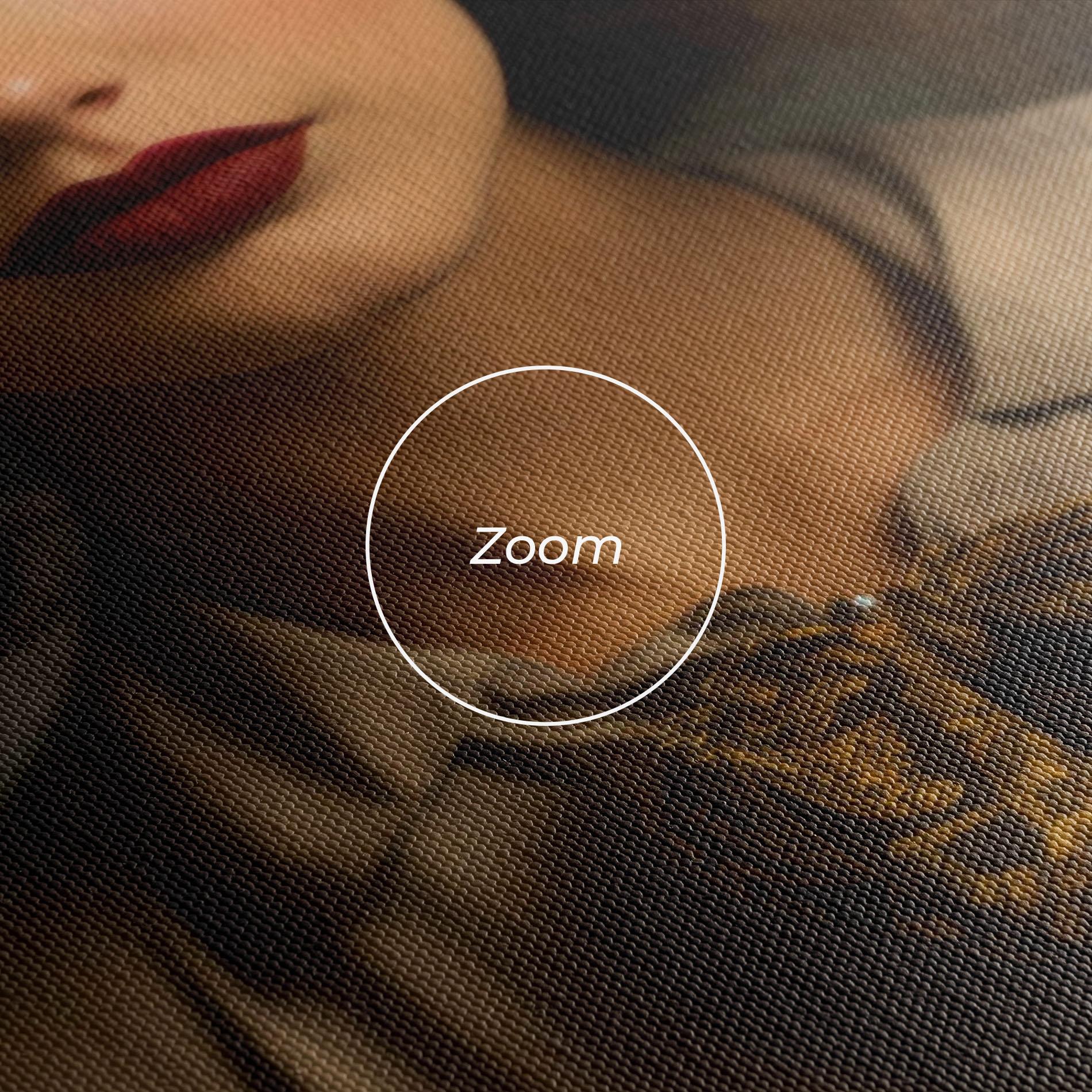 Tablou Canvas Beige Vintage Blouse mockup 3