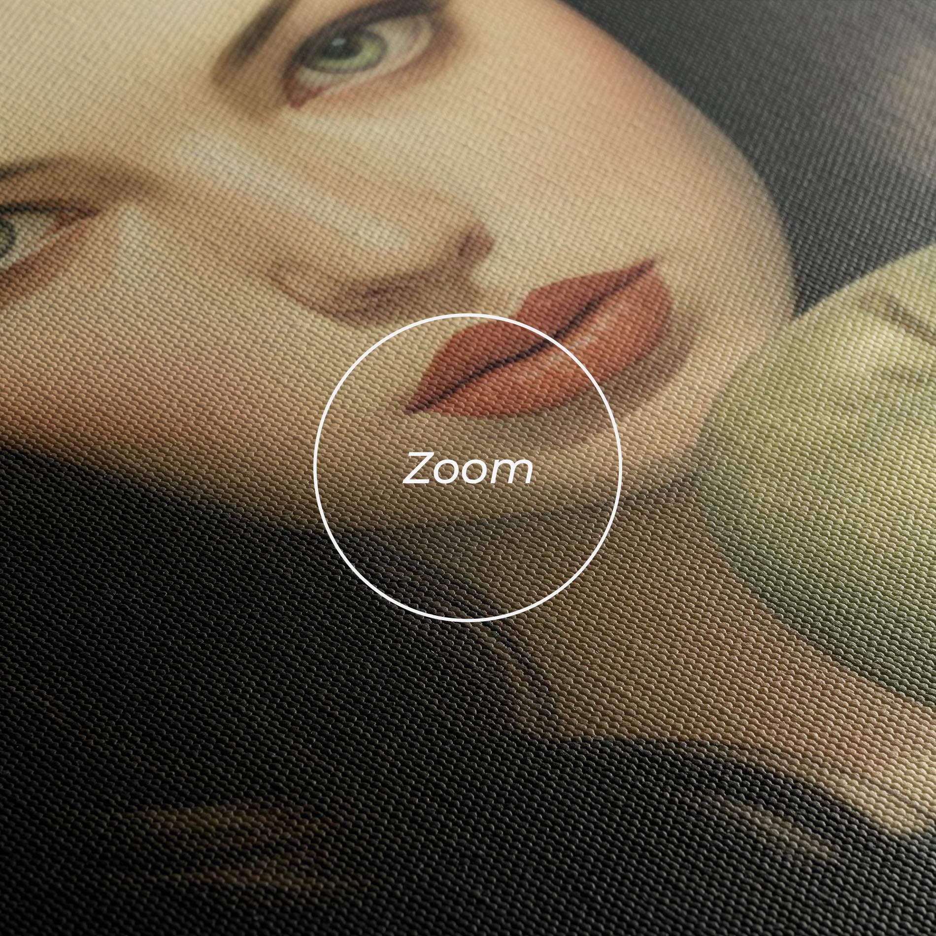 Tablou Canvas Green Apple Painting mockup 3