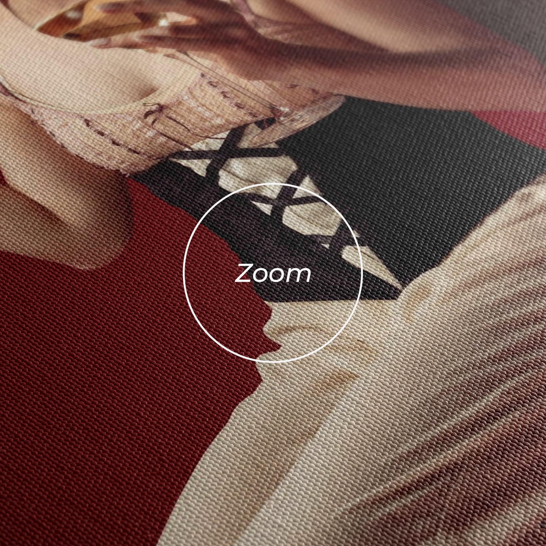 Tablou Canvas Medieval Redhead Woman mockup 3