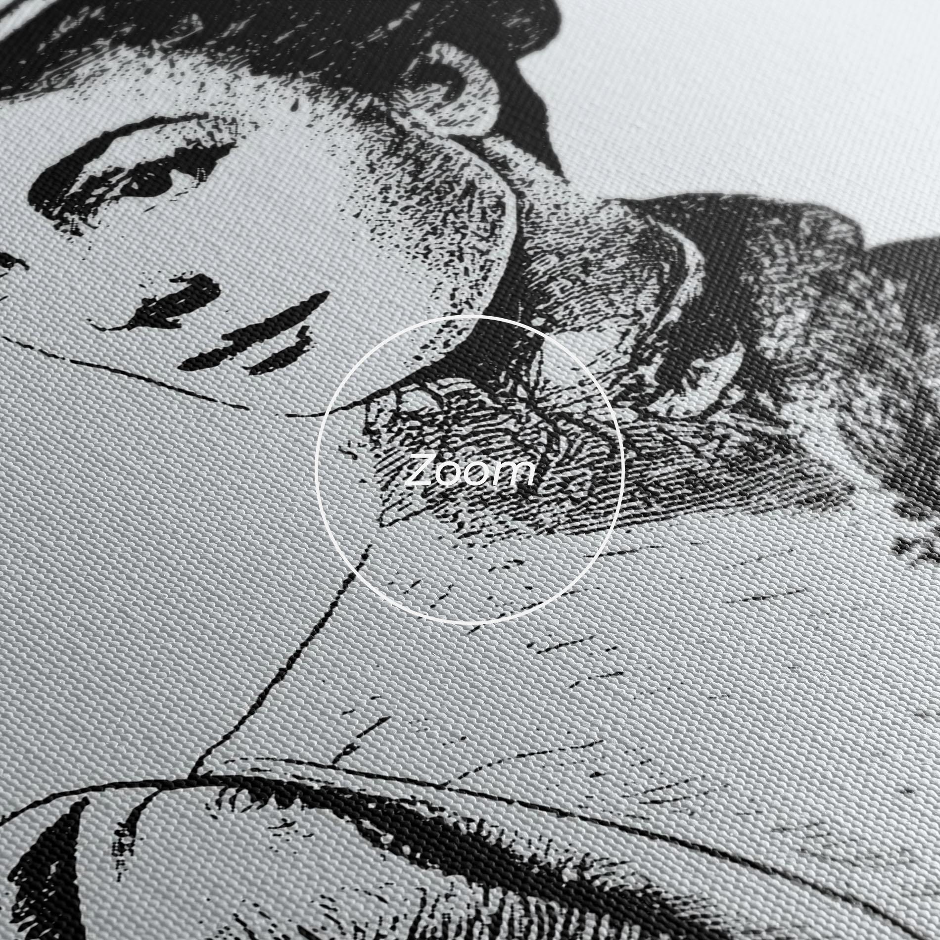 Tablou Canvas Noble Lady Hat mockup 3