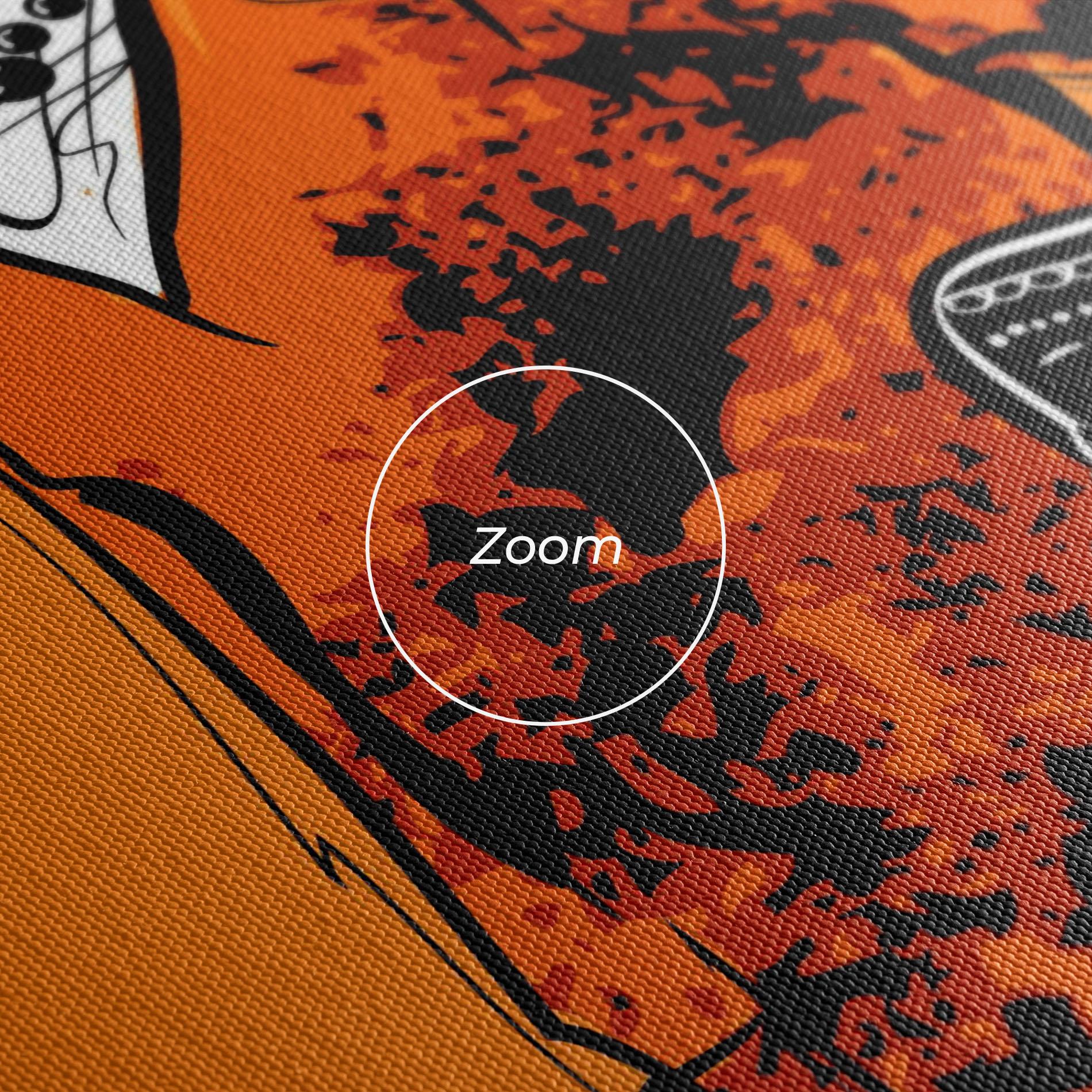 Tablou Canvas Old Orange Dress mockup 3