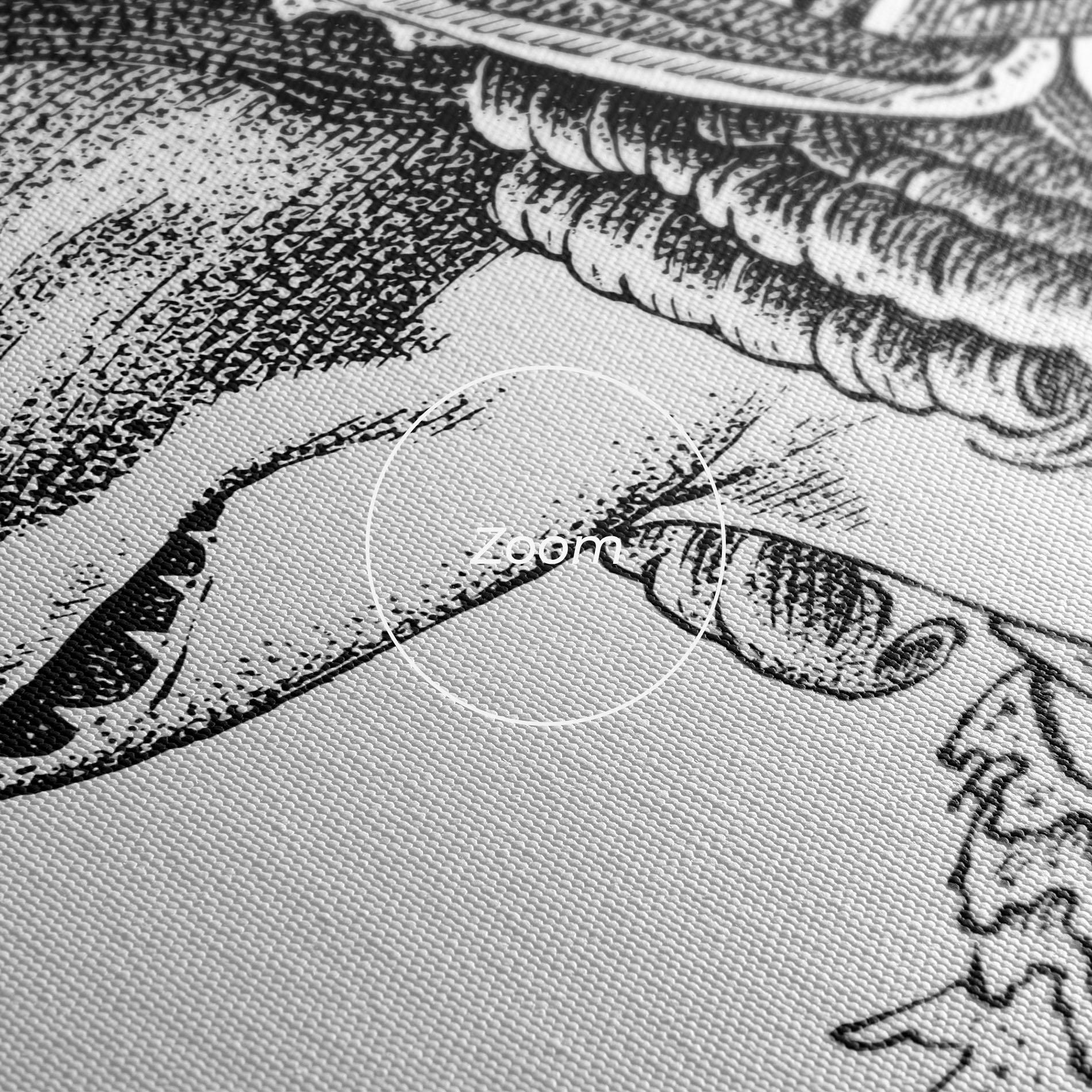 Tablou Canvas Vintage Shark mockup 3