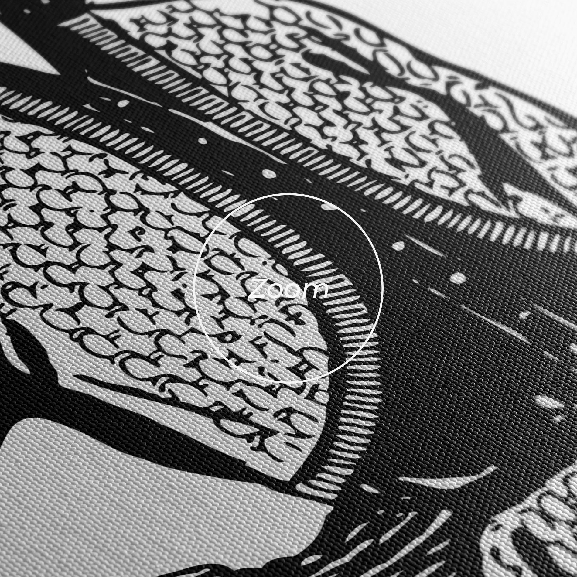 Tablou Canvas Vintage Woman Line mockup 3